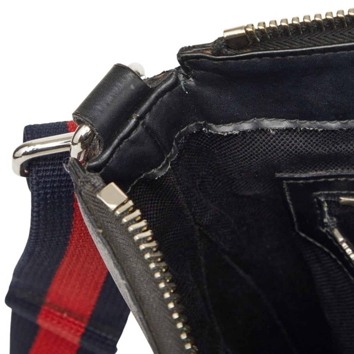 Gucci Black Pvc Leather Shoulder Bag (Pre-Owned)