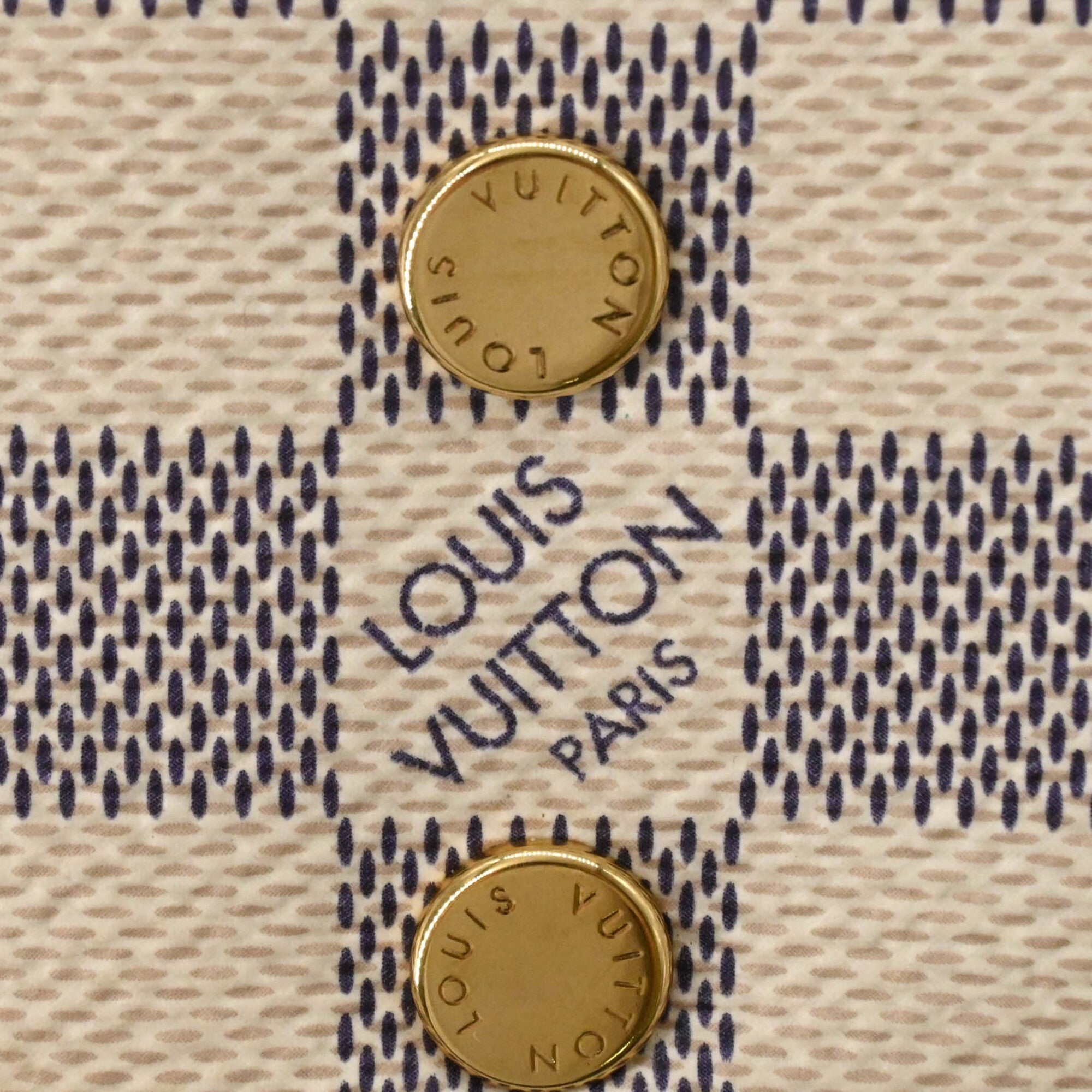 Louis Vuitton Damier Azur White Damier Azur Backpack (Pre-Owned)