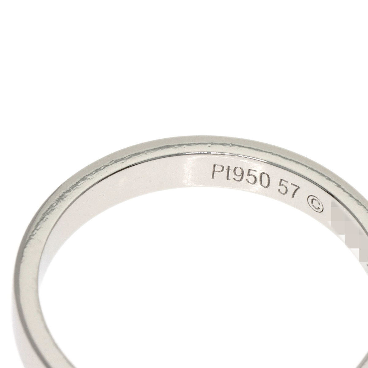 Cartier Platinum 950 Band Ring (Pre-Owned)