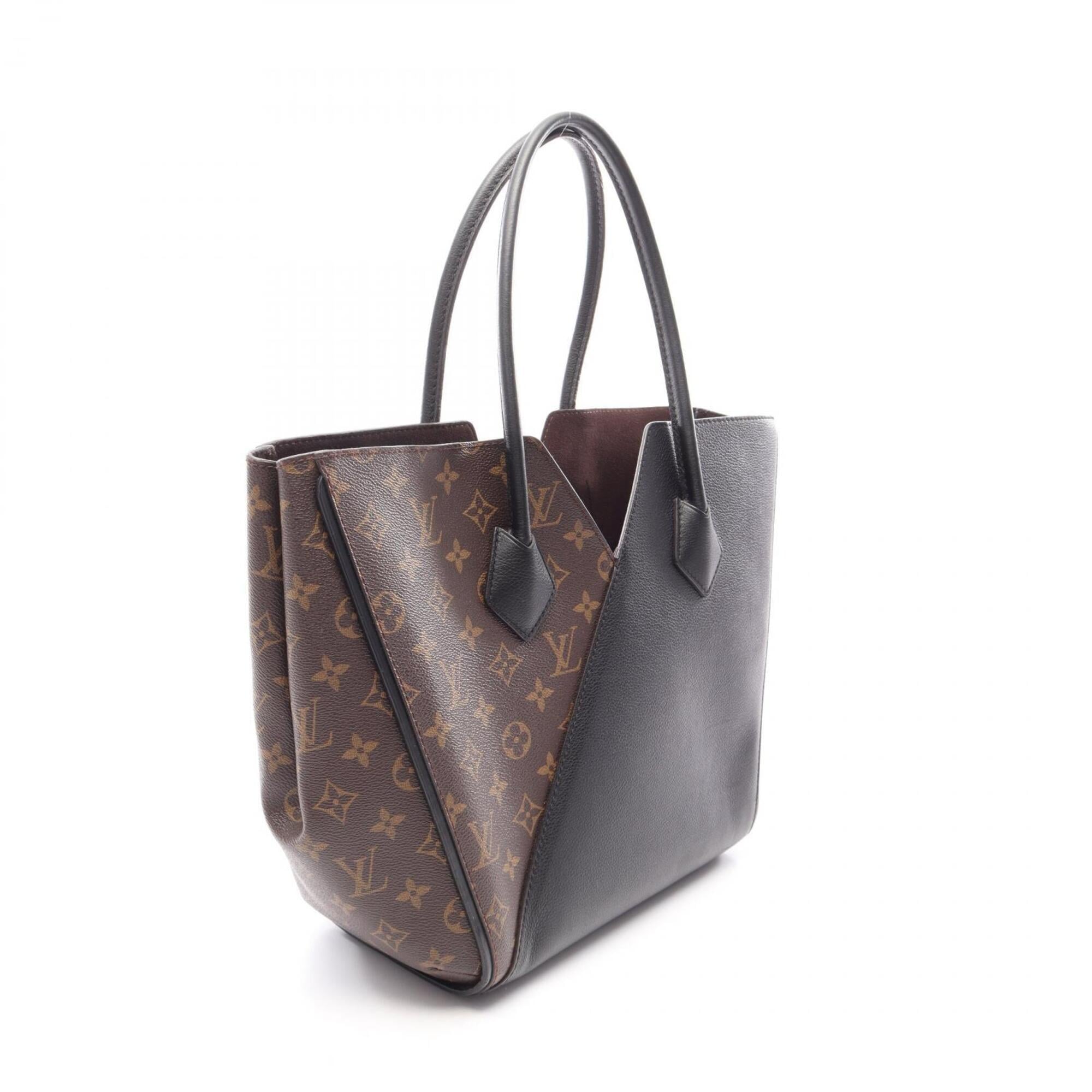 Louis Vuitton Black Brown Pvc Leather Handbag Tote Bag (Pre-Owned)
