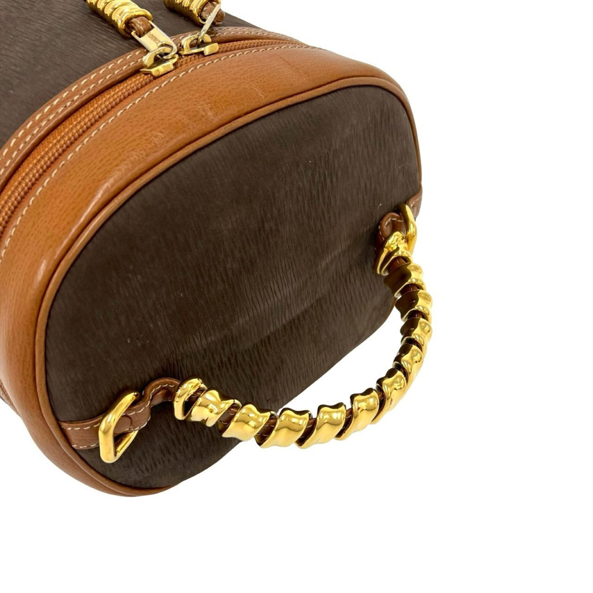 Loewe Brown Leather Handbag Shoulder Bag (Pre-Owned)