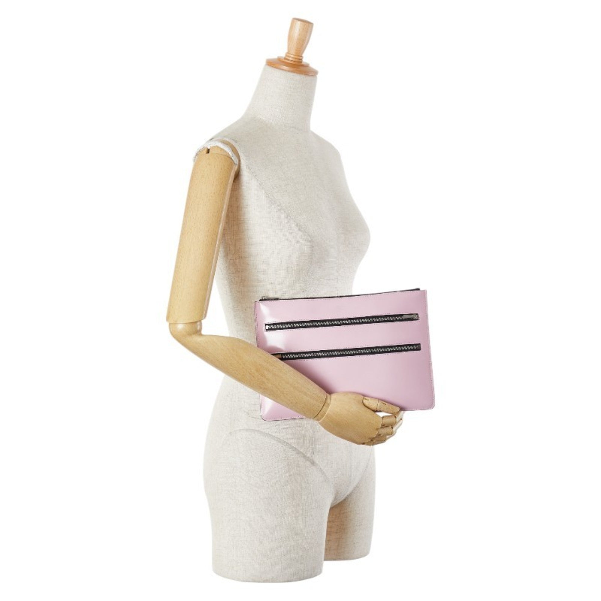 Celine Pink Leather Clutch Bag (Pre-Owned)