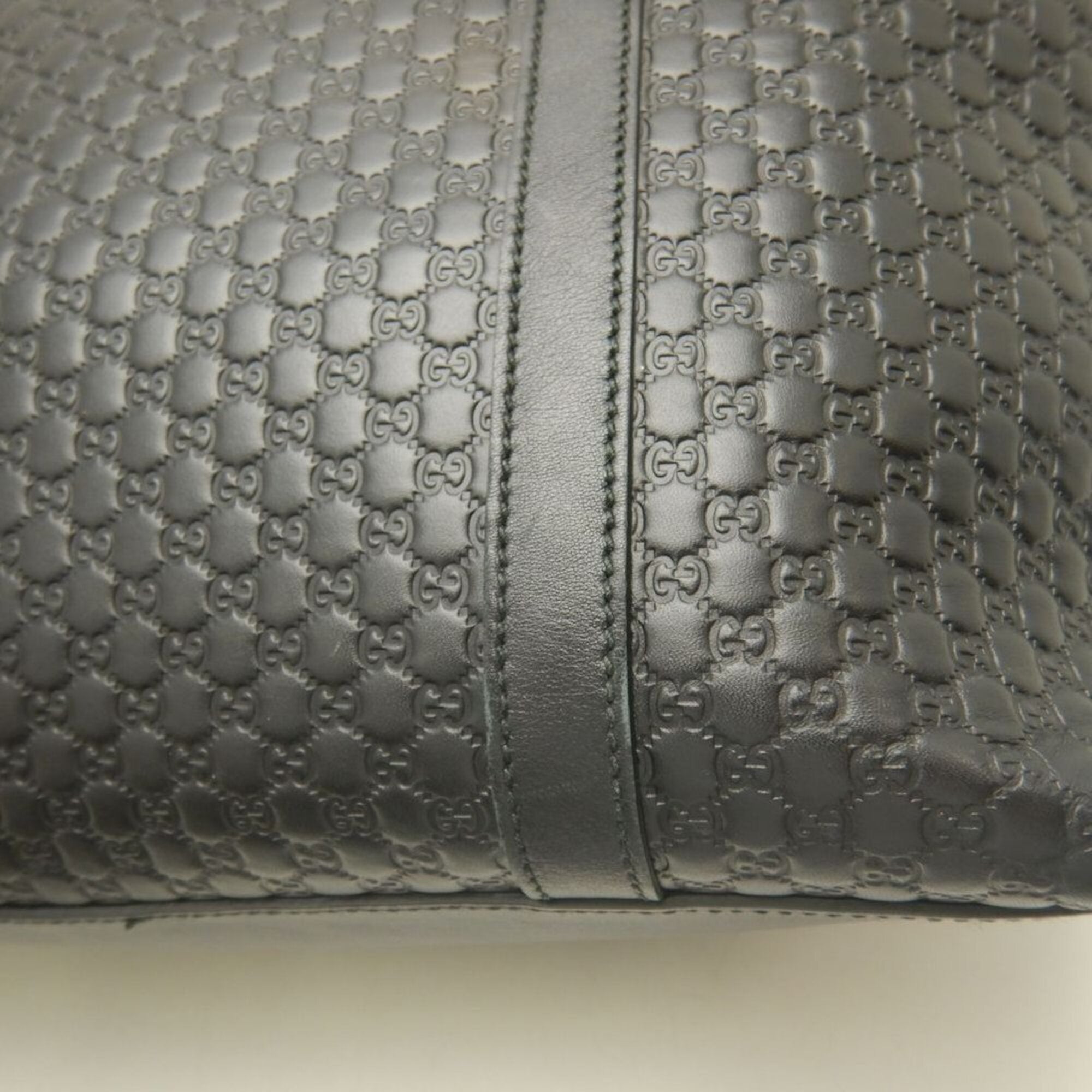 Gucci Microguccissima Black Leather Tote Bag (Pre-Owned)