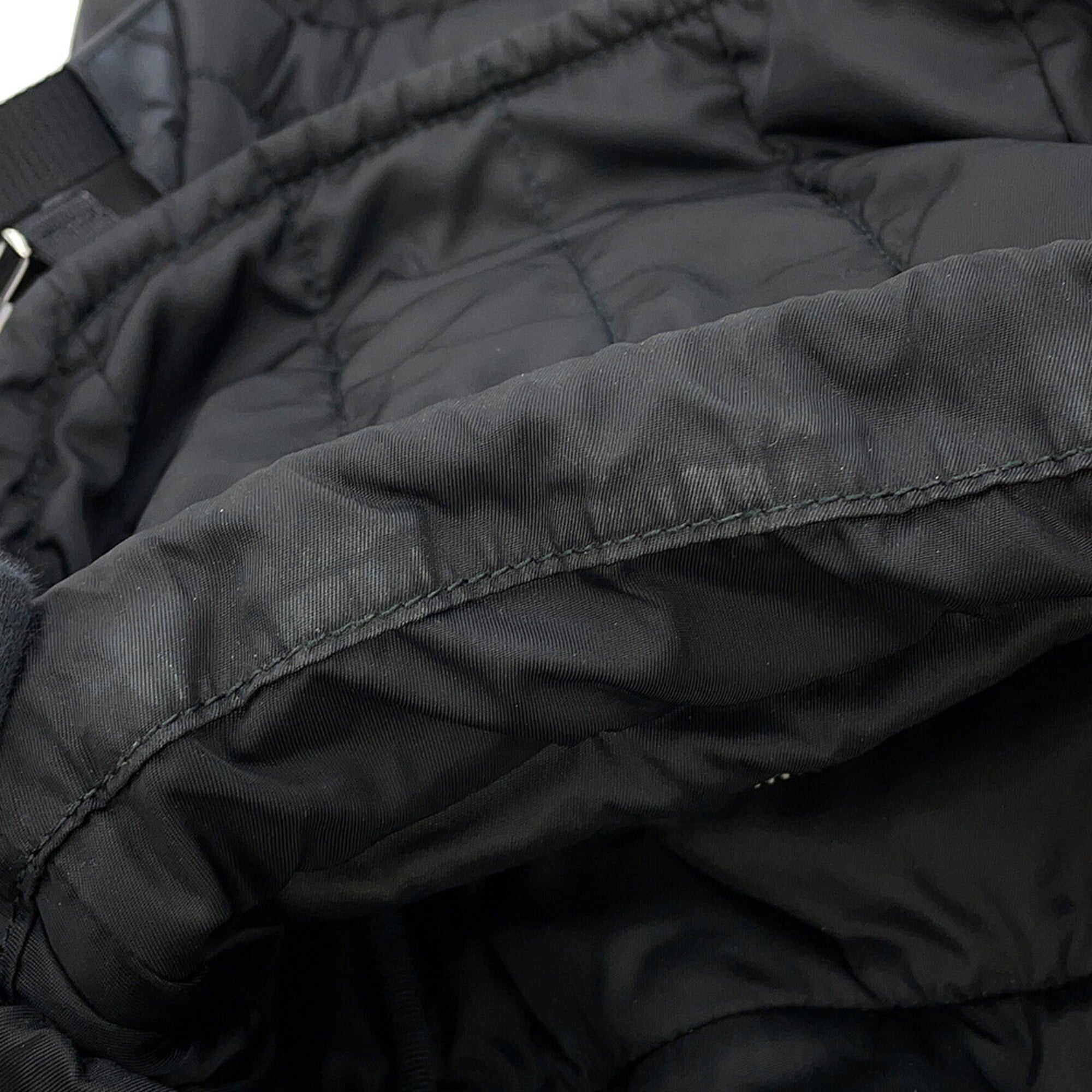 Prada Black Nylon Backpack (Pre-Owned)