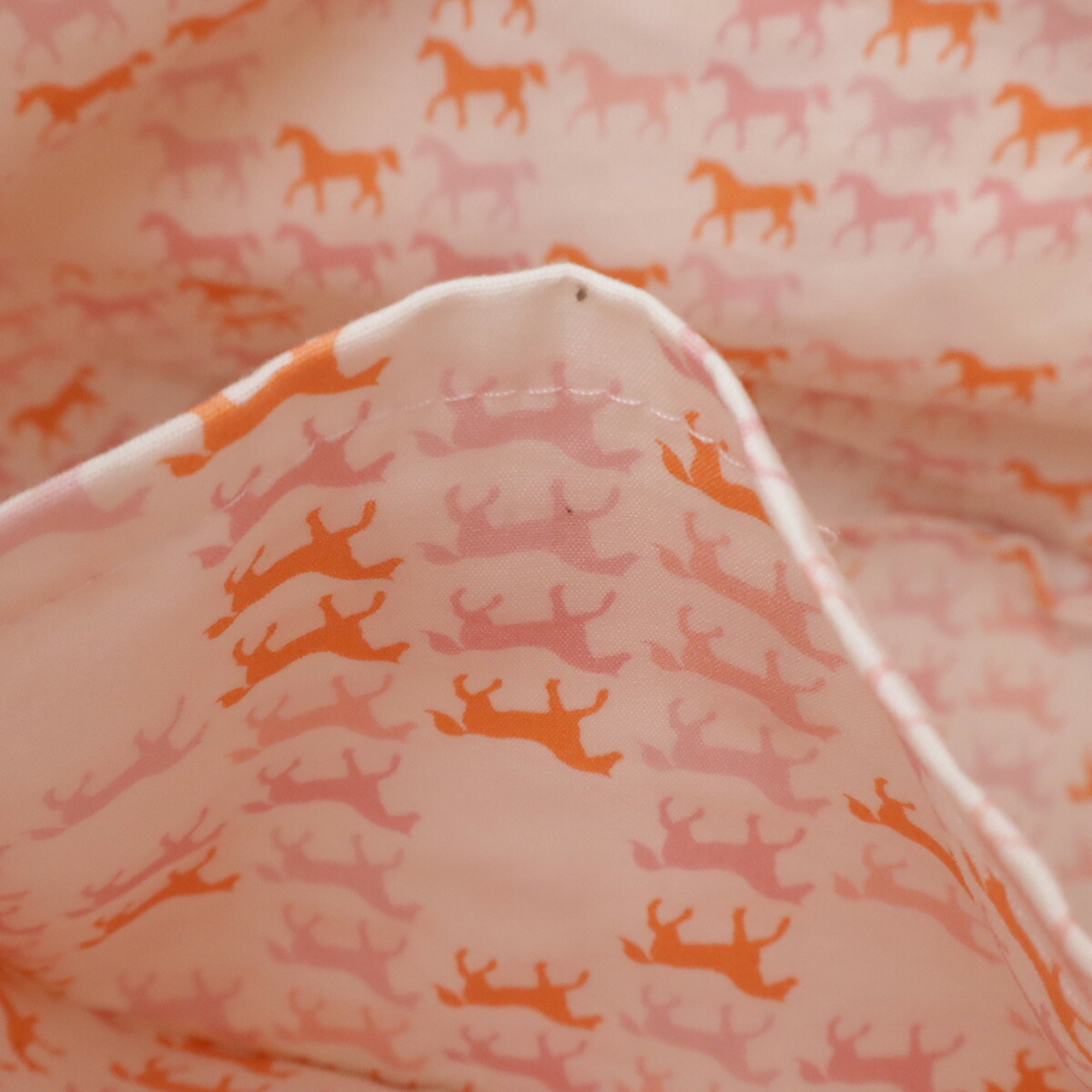 Hermes Pink White Cotton Backpack (Pre-Owned)