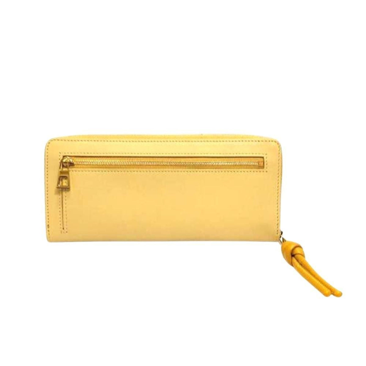 Loewe Yellow Leather Long Wallet (Bi-Fold) (Pre-Owned)