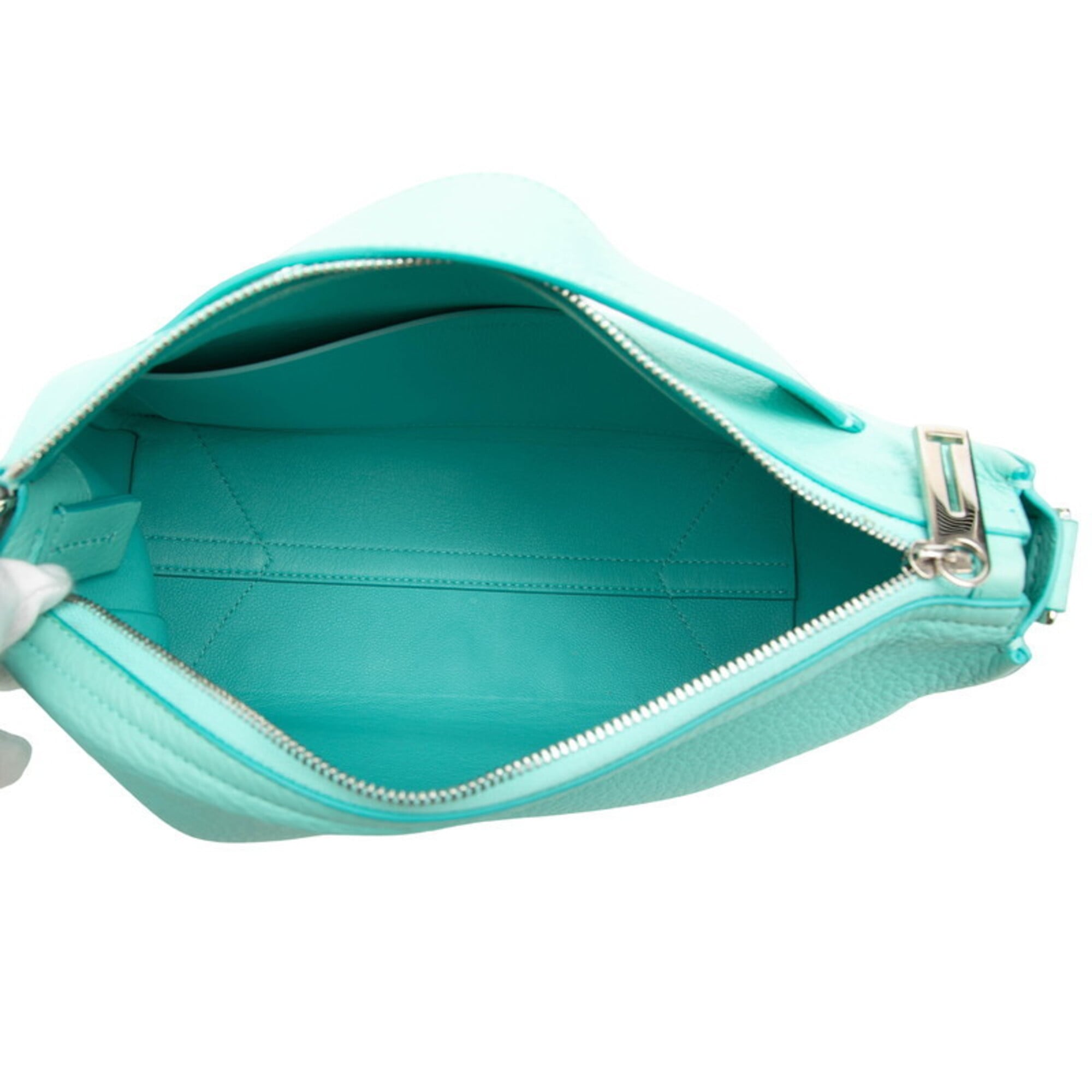 Tiffany Tiffany Blue Leather Handbag Shoulder Bag (Pre-Owned)