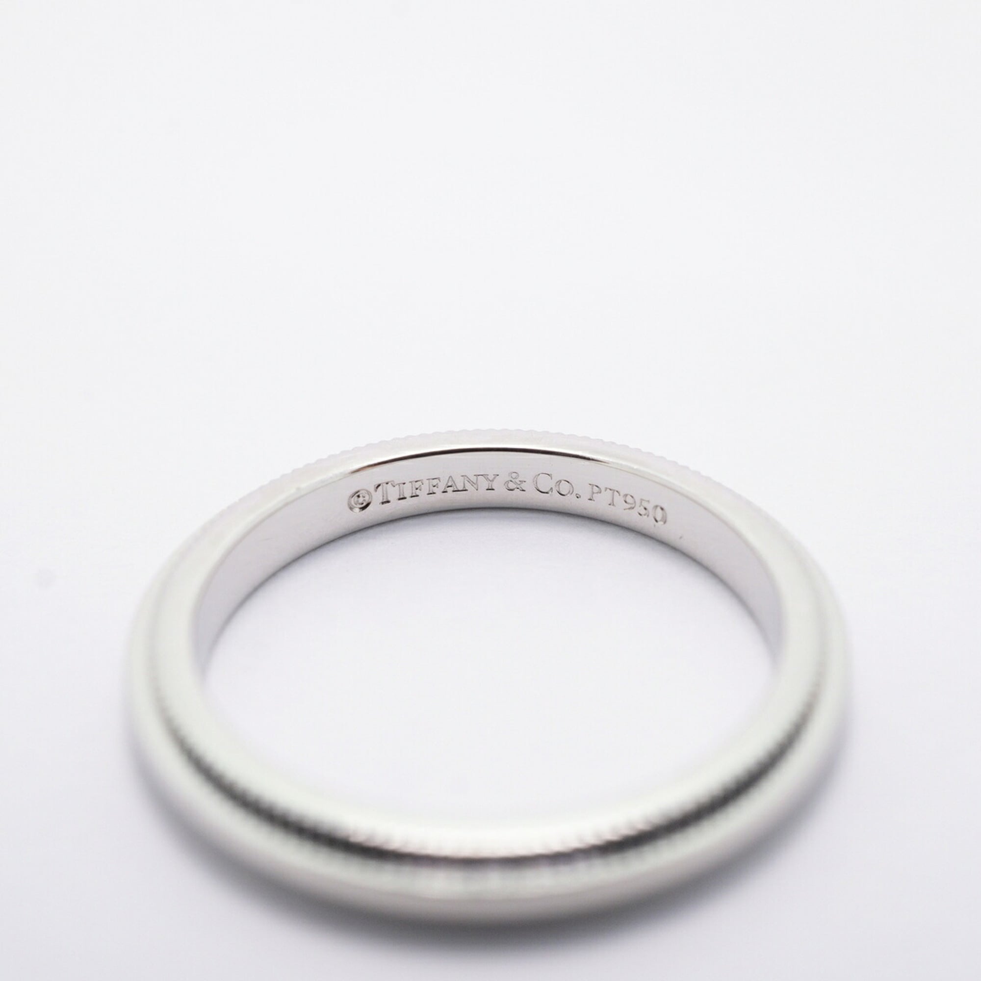 Tiffany Platinum 950 Band Ring (Pre-Owned)