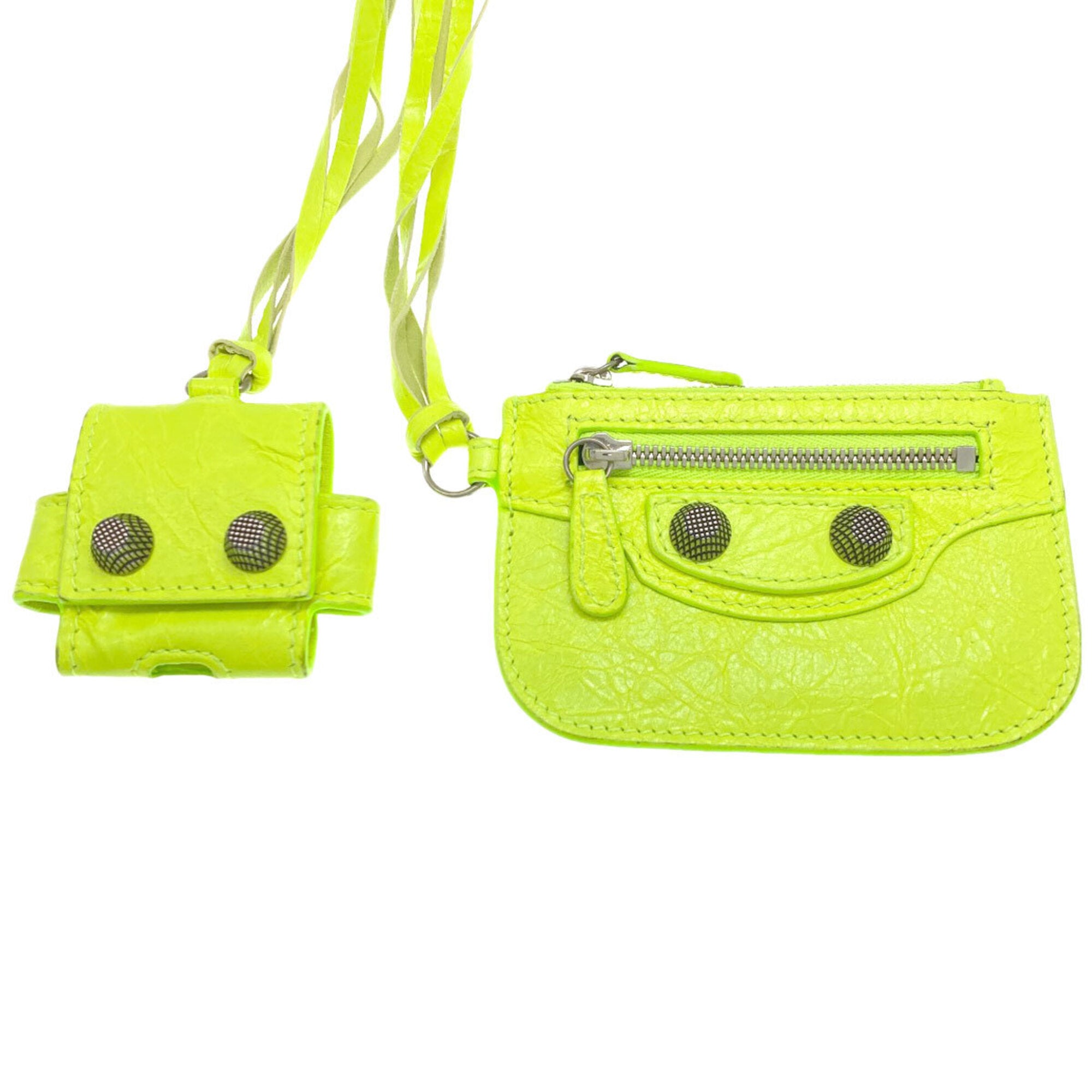 Balenciaga Yellow Pouch Shoulder Bag (Pre-Owned)