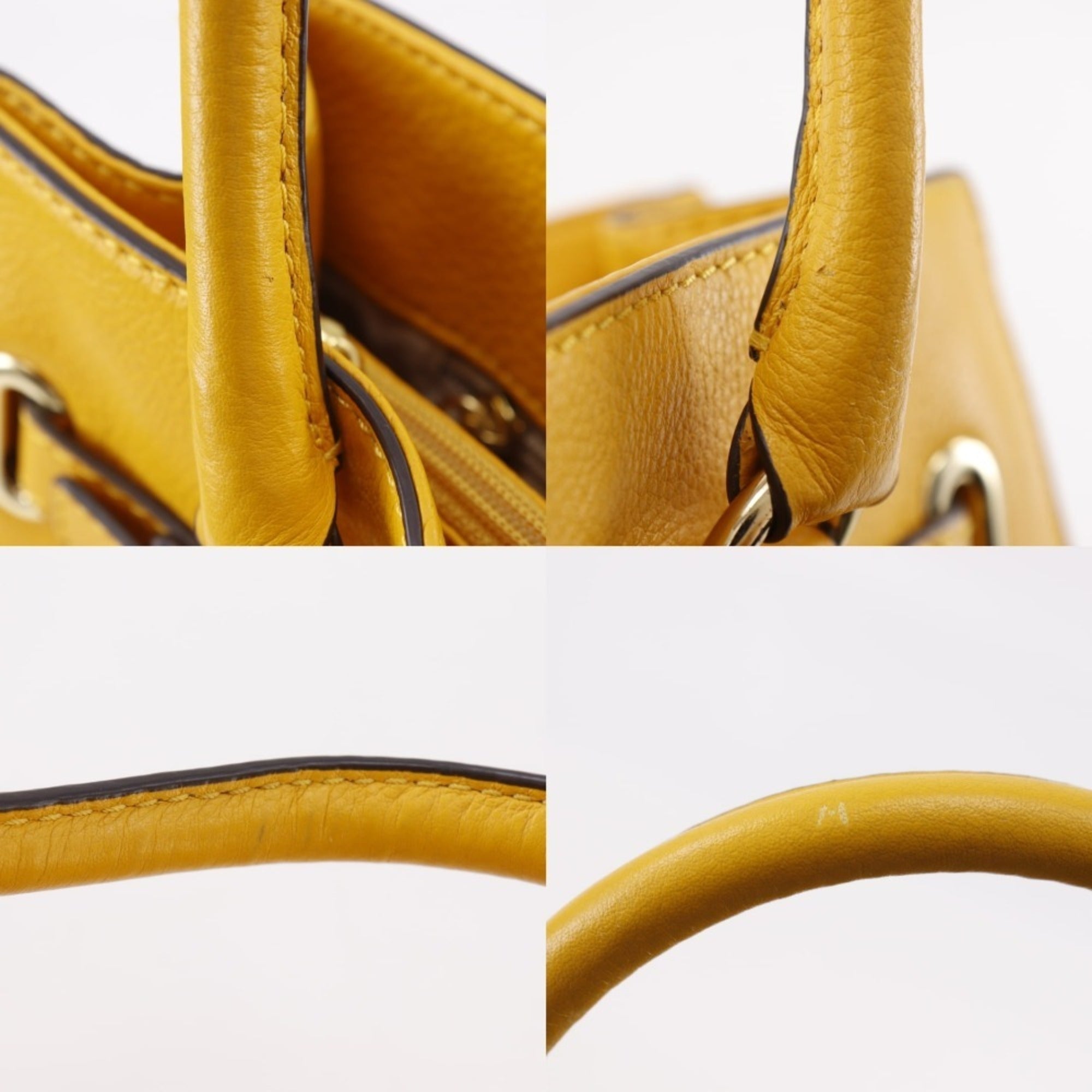 Michael Kors Yellow Leather Handbag (Pre-Owned)