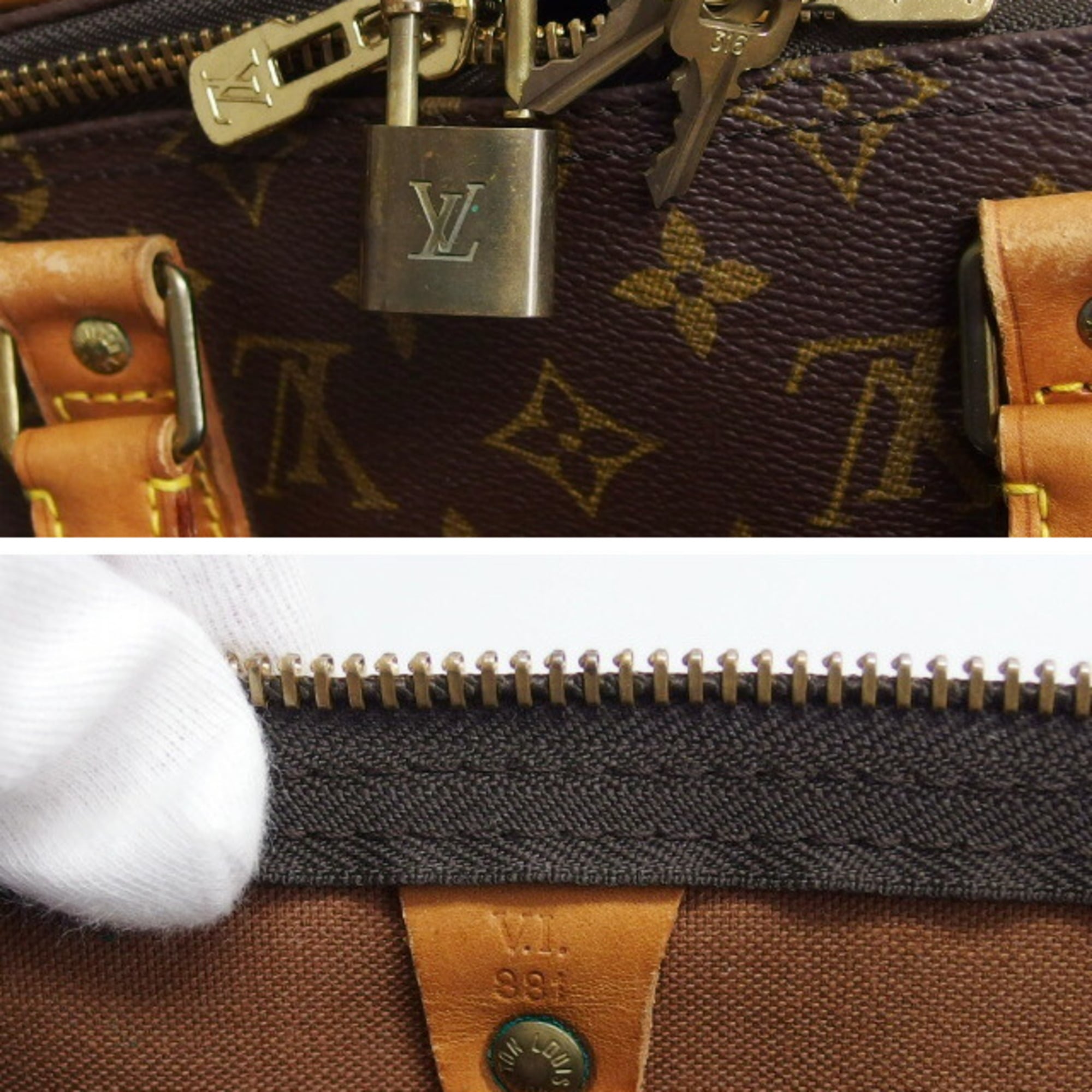 Louis Vuitton Monogram Gold Monogram Boston Bag (Pre-Owned)