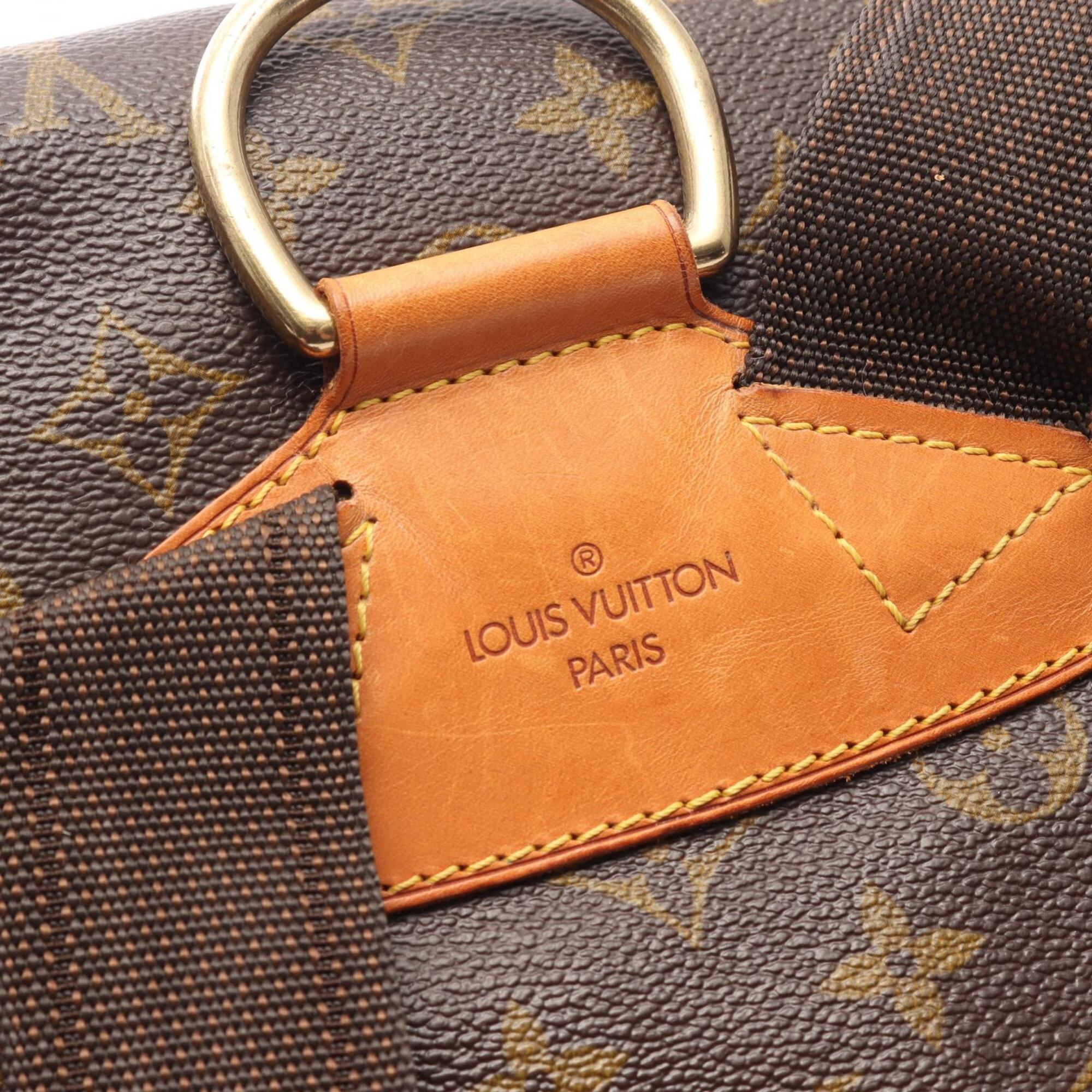 Louis Vuitton Brown Monogram Monogram Leather Backpack (Pre-Owned)