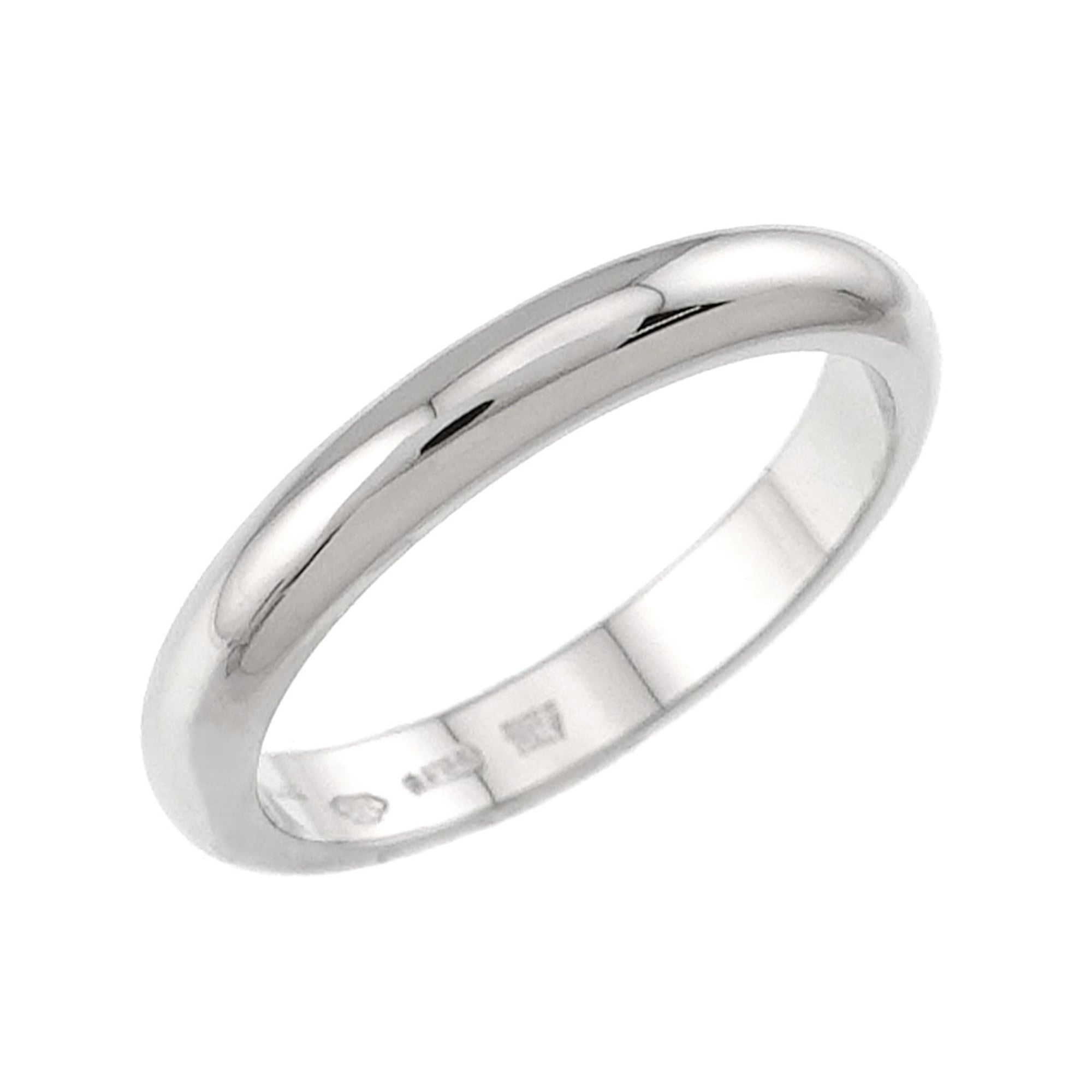 Bvlgari Platinum Platinum 950 Band Ring (Pre-Owned)