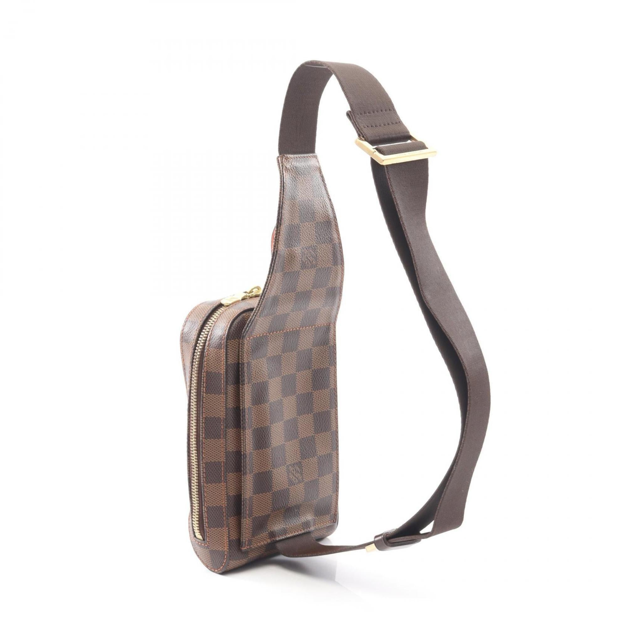 Louis Vuitton Brown Damier Canvas Coated Canvas Fanny Pack Sling Bag (Pre-Owned)