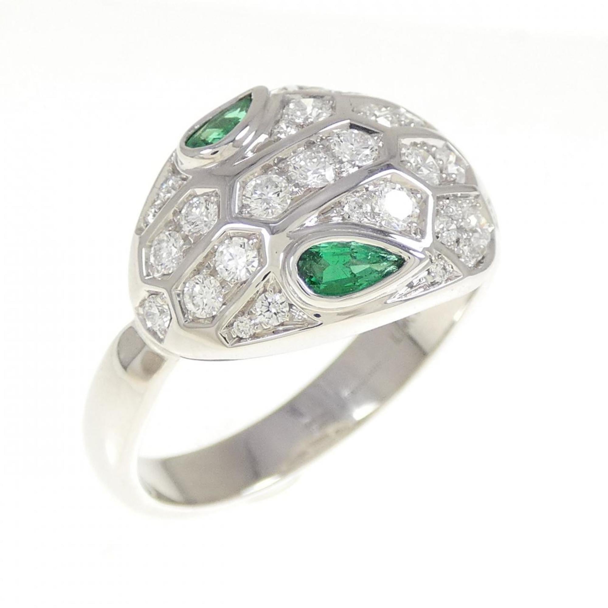 Bvlgari Serpenti White Gold (18K) Band Ring (Pre-Owned)