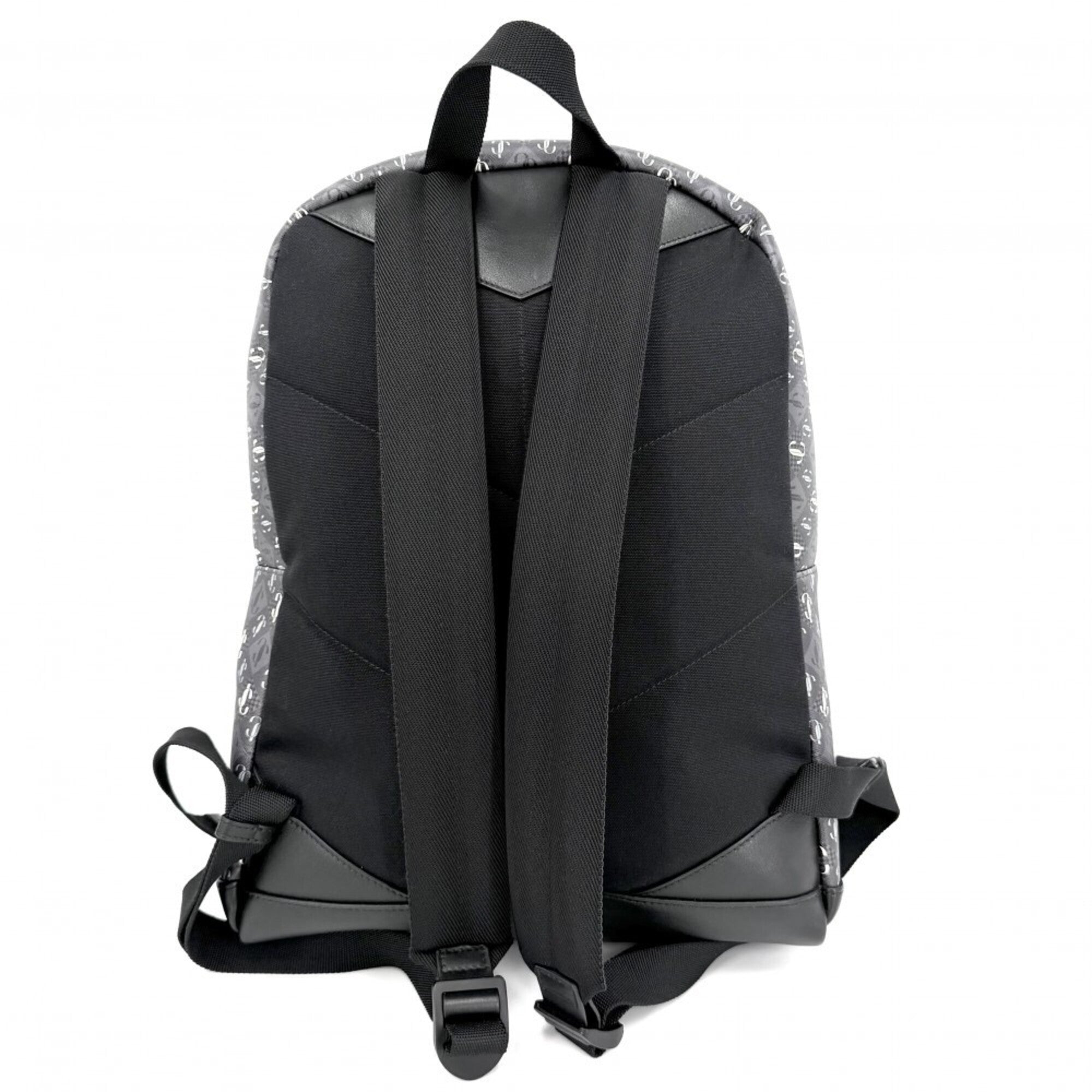 Jimmy Choo Gray Leather Backpack (Pre-Owned)