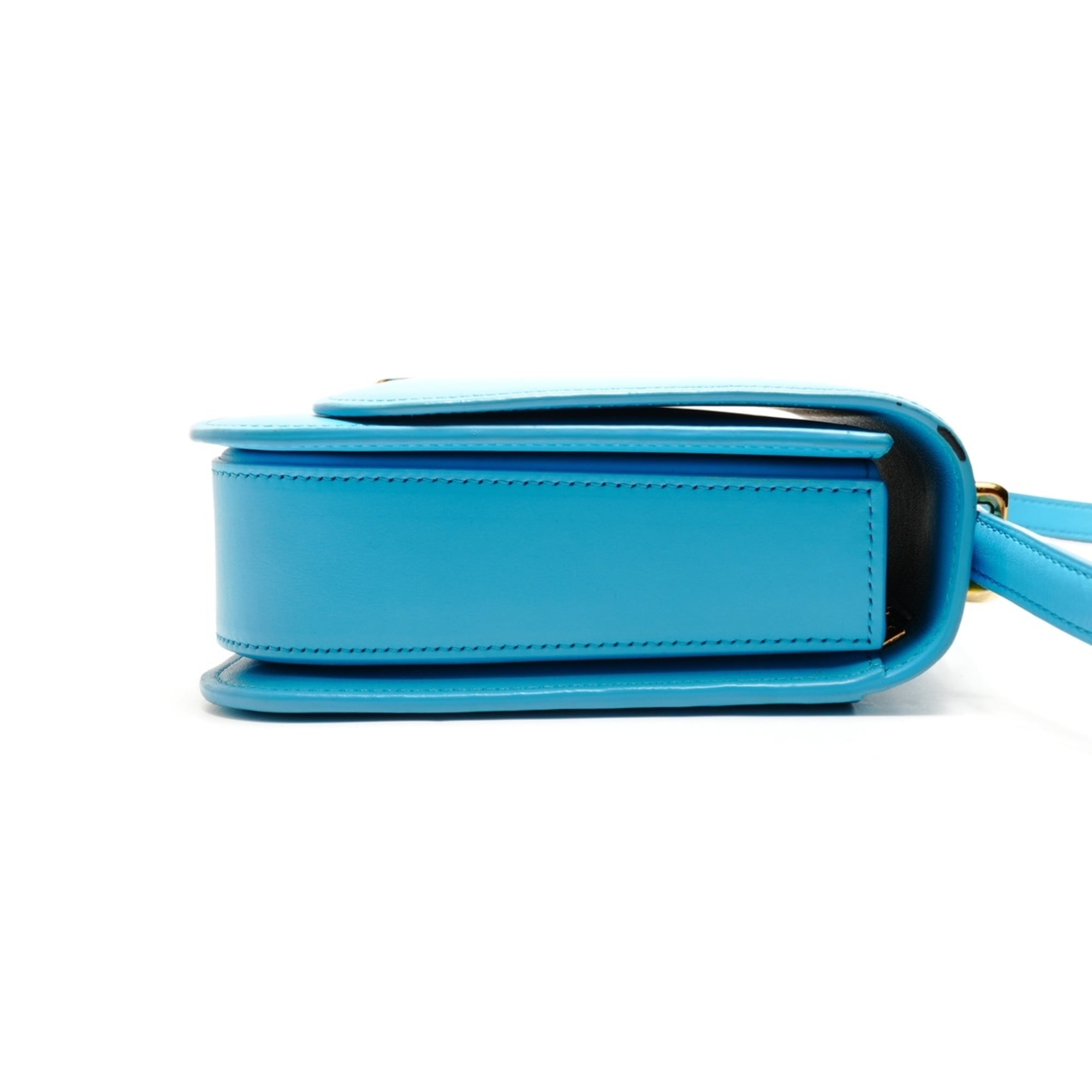 Loewe Blue Leather Shoulder Bag (Pre-Owned)