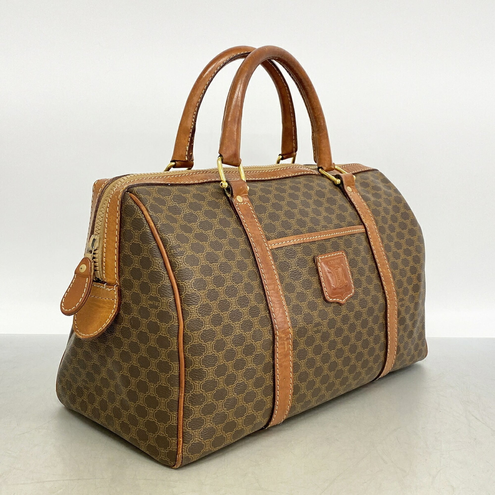 Celine Brown Pvc Handbag (Pre-Owned)