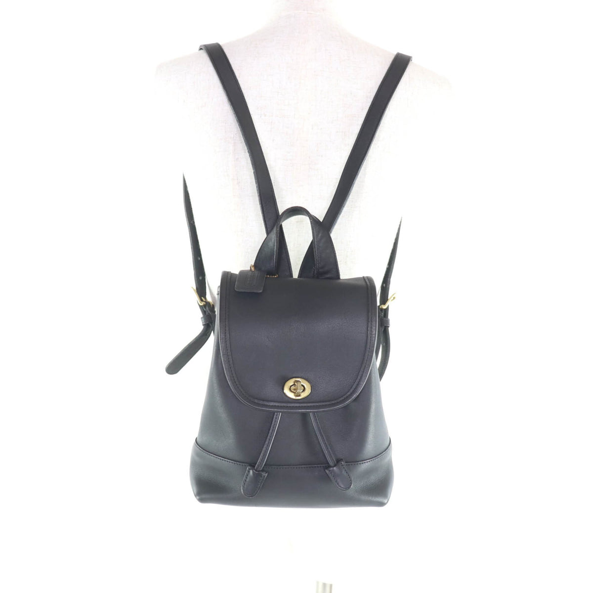 Coach Gold Leather Backpack (Pre-Owned)
