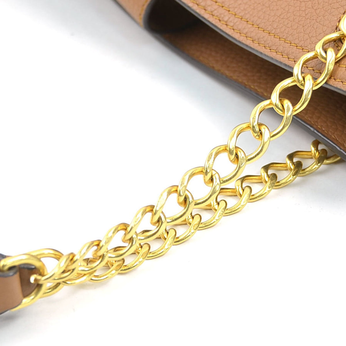 Tory Burch Brown Leather Shoulder Bag (Pre-Owned)