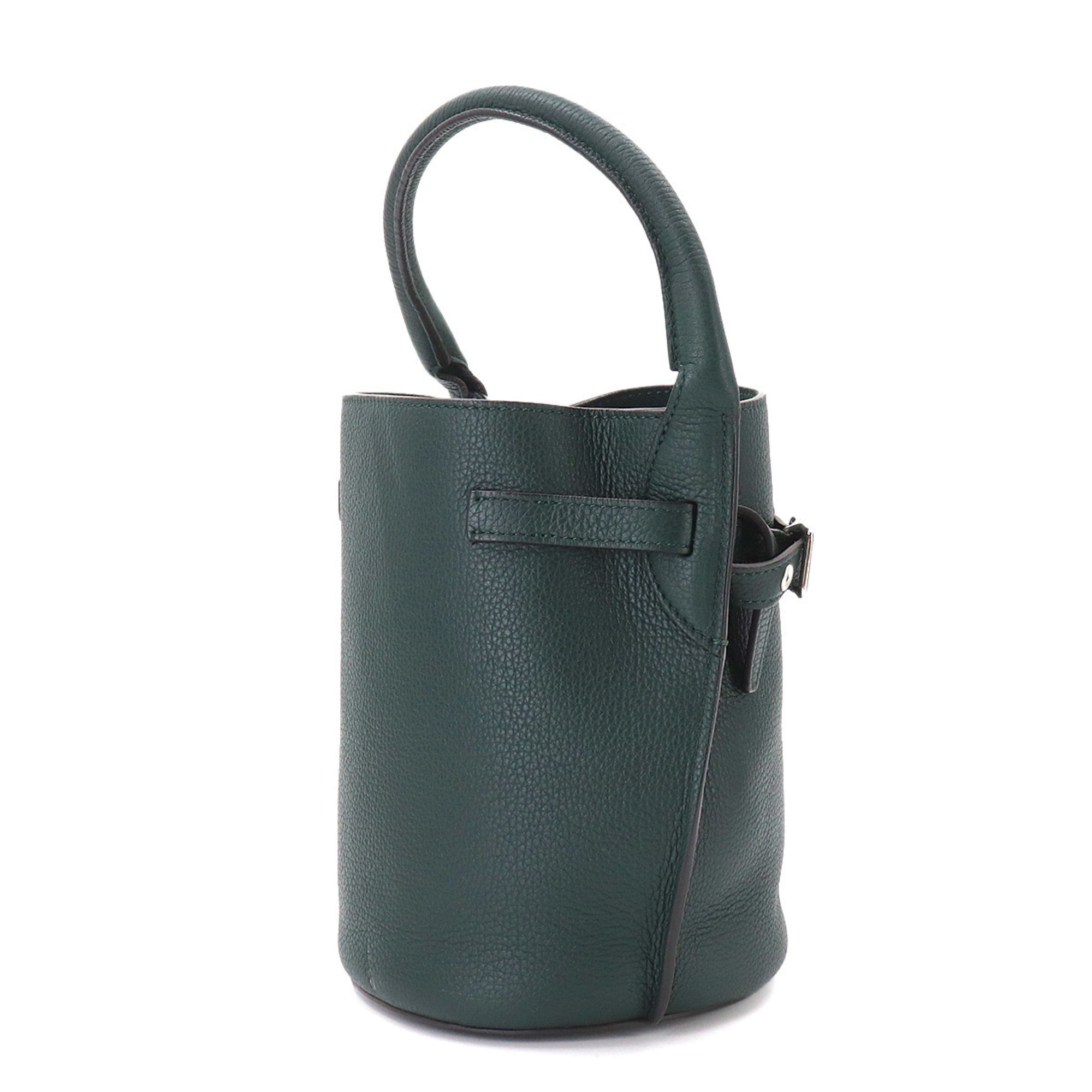 Celine Dark Green Leather Handbag (Pre-Owned)