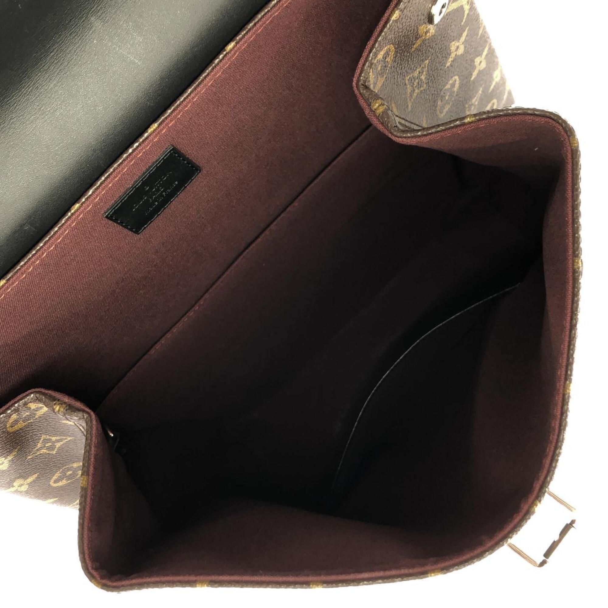Louis Vuitton Marron Coated Canvas Backpack (Pre-Owned)