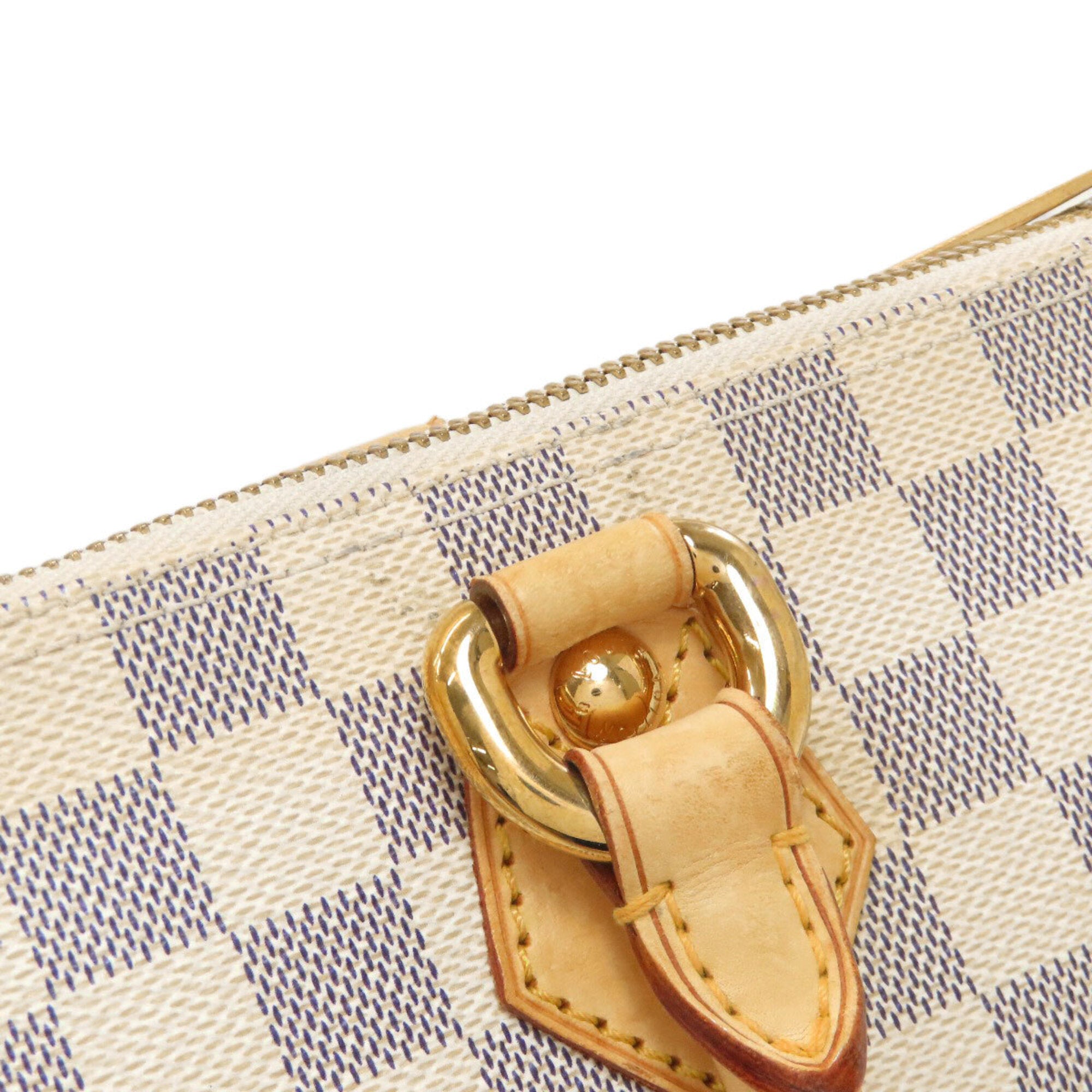 Louis Vuitton Azur Damier Azur White Damier Canvas Tote Bag (Pre-Owned)