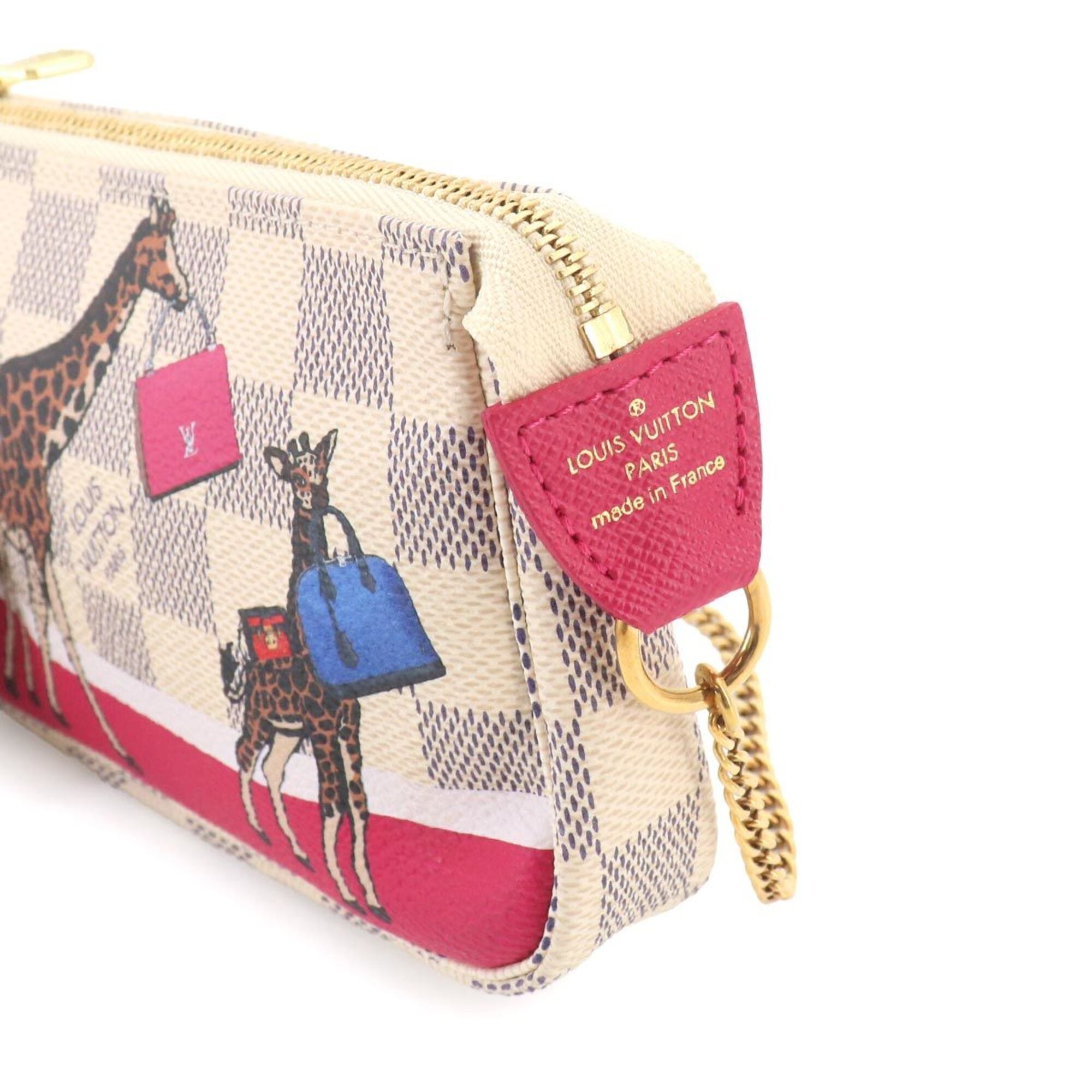 Louis Vuitton Damier Azur Multi-Color White Damier Azur Handbag Pochette (Pre-Owned)