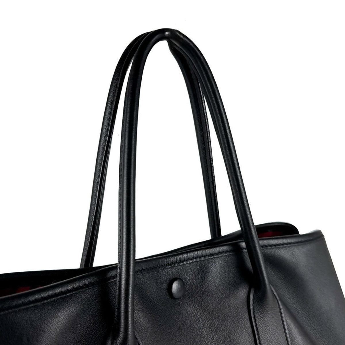 Hermes Black Swift Leather Handbag (Pre-Owned)