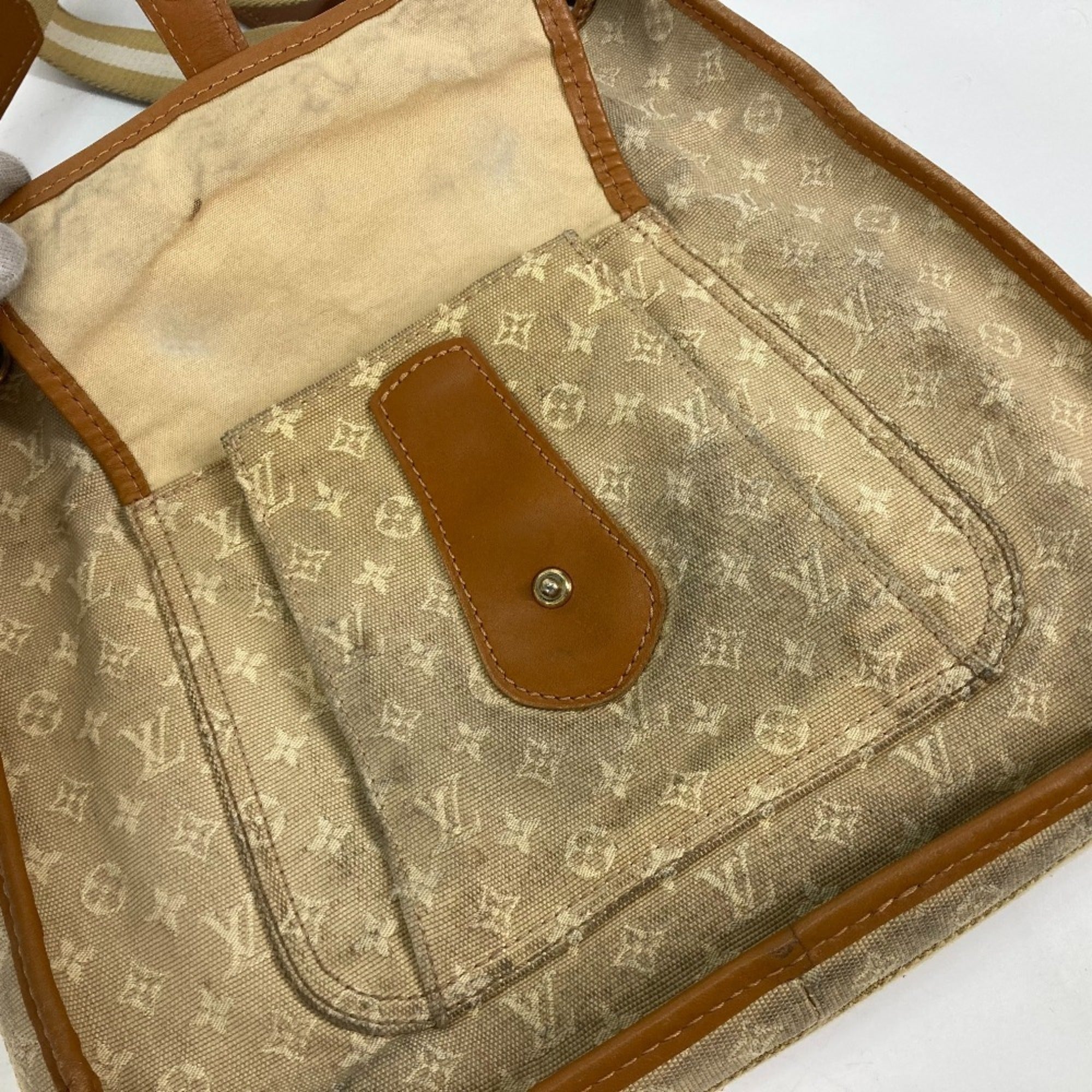Louis Vuitton Beige Galle Monogram Monogram Mini Shoulder Bag (Pre-Owned)