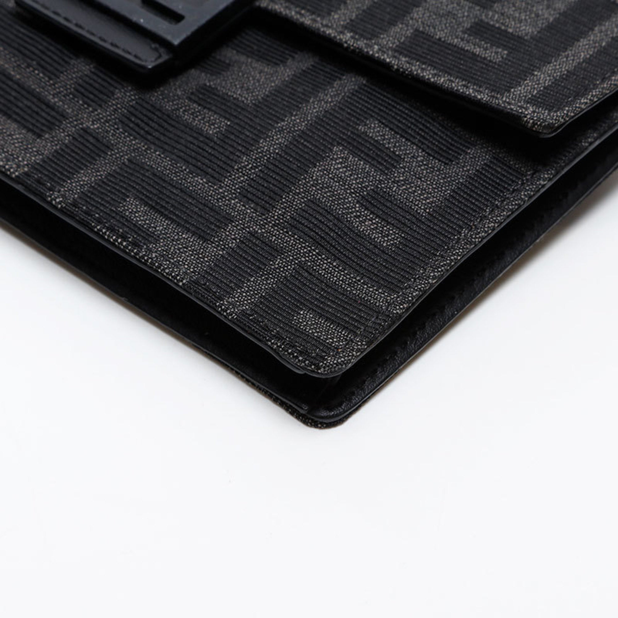 Fendi Zucca Black Shoulder Bag (Pre-Owned)