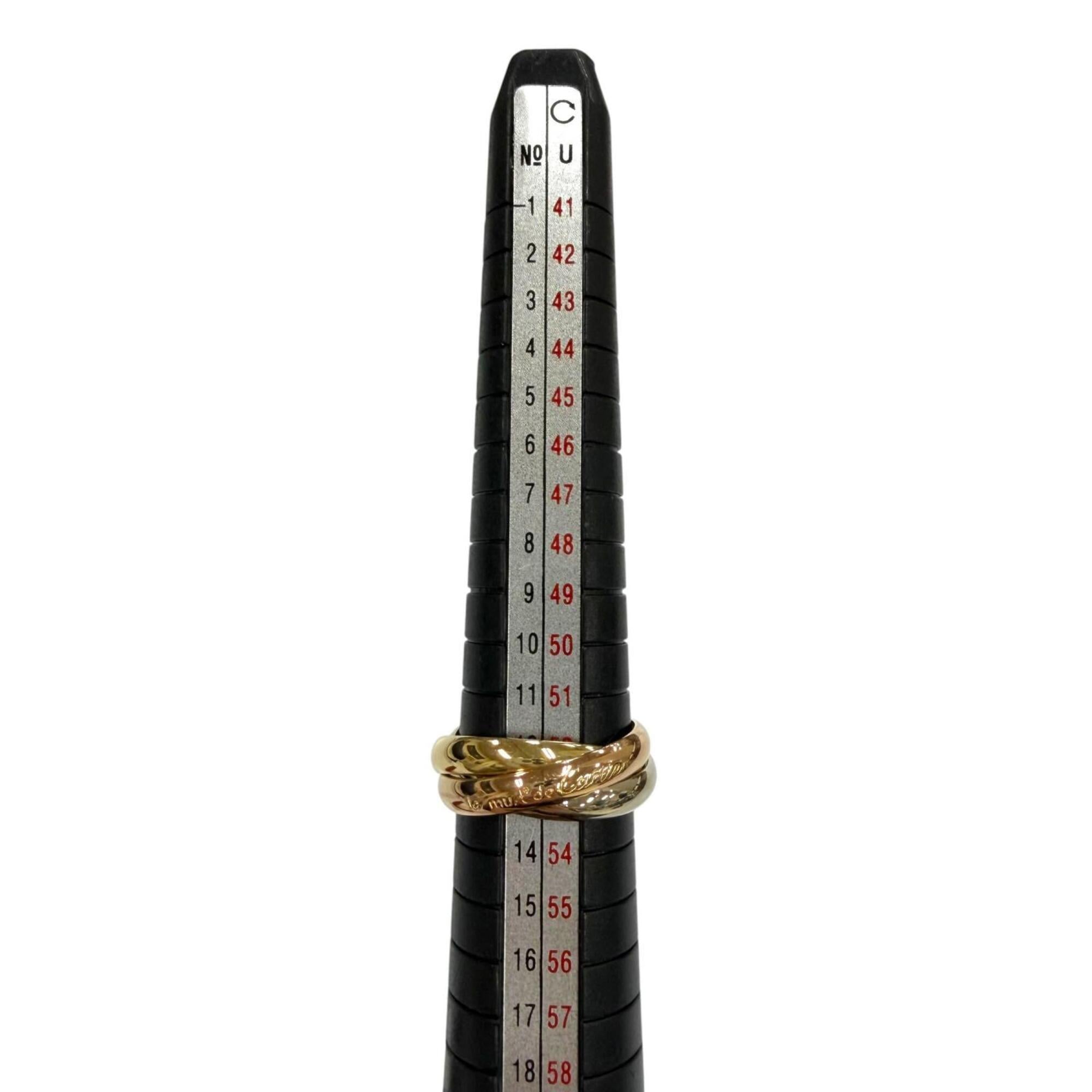 Cartier Pink Gold White Gold Yellow Gold Yellow Gold (18K) Pink Gold (18K) White Gold (18K) Band Ring (Pre-Owned)