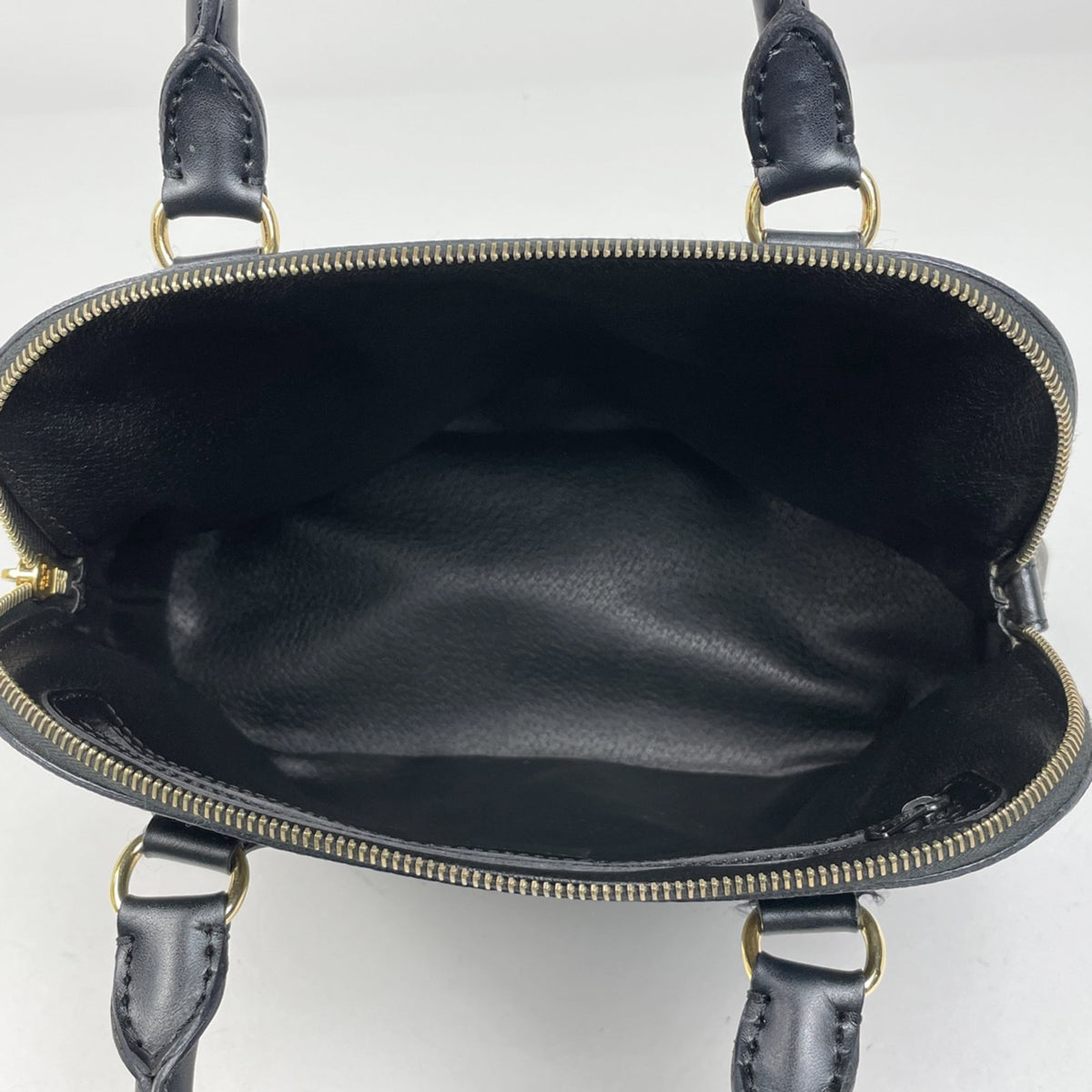 Celine Macadam Black Coated Canvas Leather Handbag (Pre-Owned)
