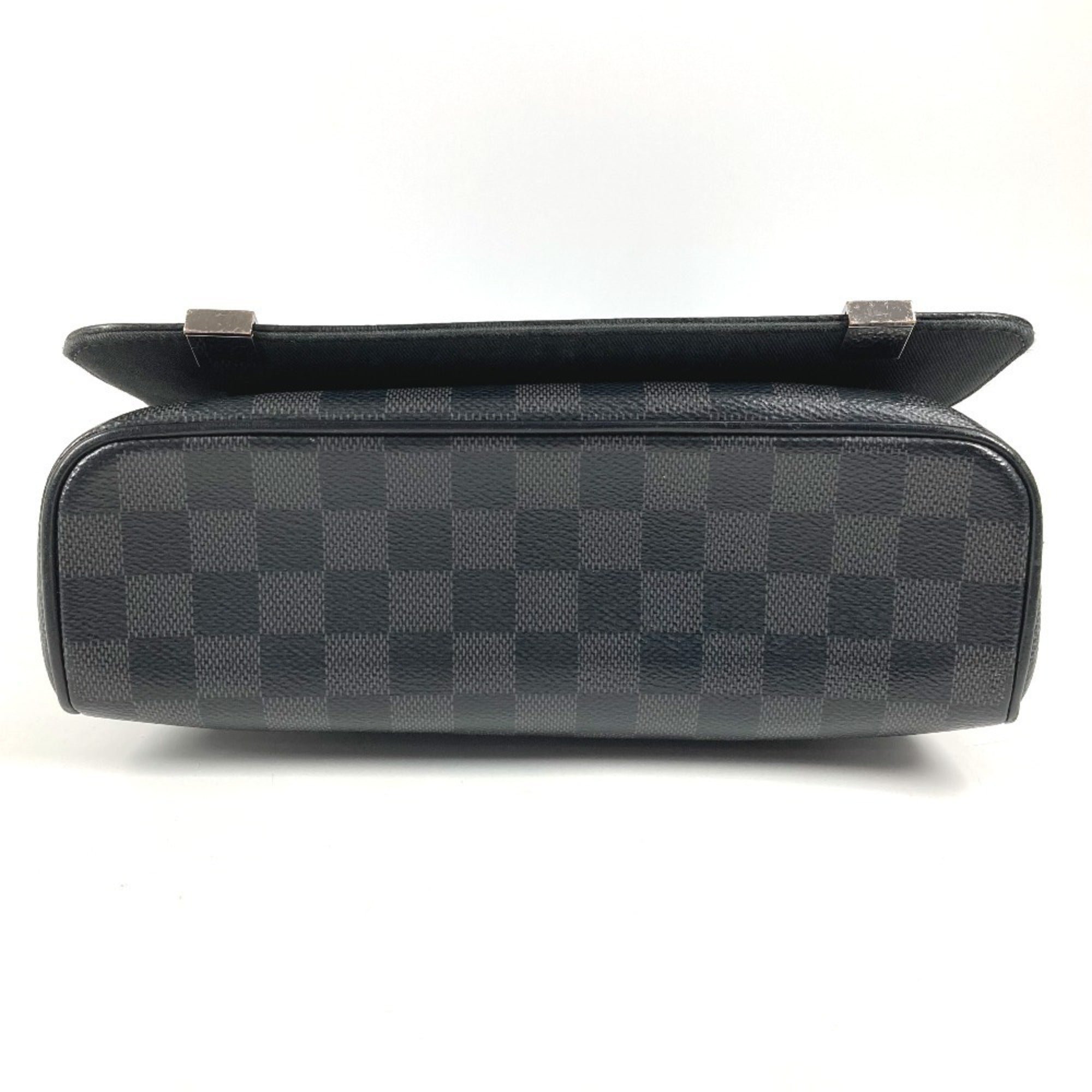 Louis Vuitton Damier Graphite Black Damier Graphite Shoulder Bag (Pre-Owned)