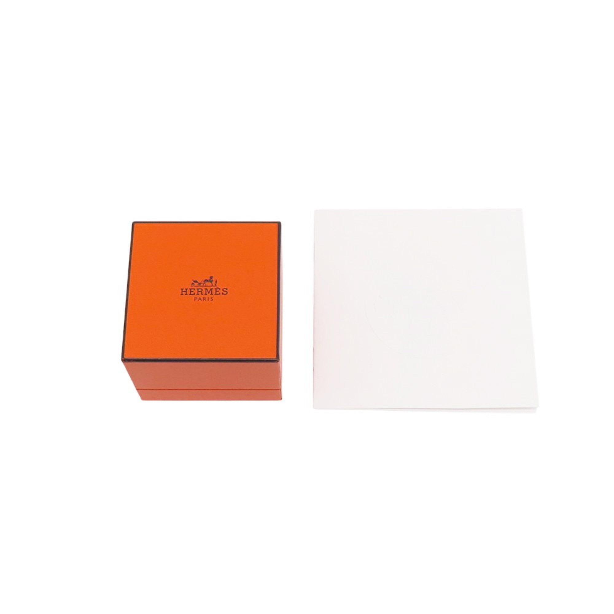 Hermes Silver 925 Band Ring (Pre-Owned)