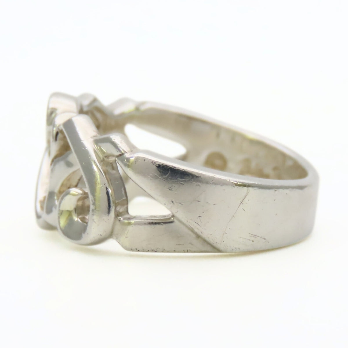 Tiffany Silver Silver 925 Band Ring (Pre-Owned)