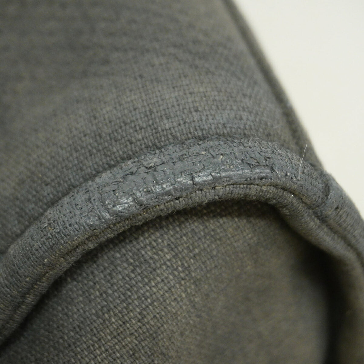 Chanel Black Gray Canvas Tote Bag (Pre-Owned)