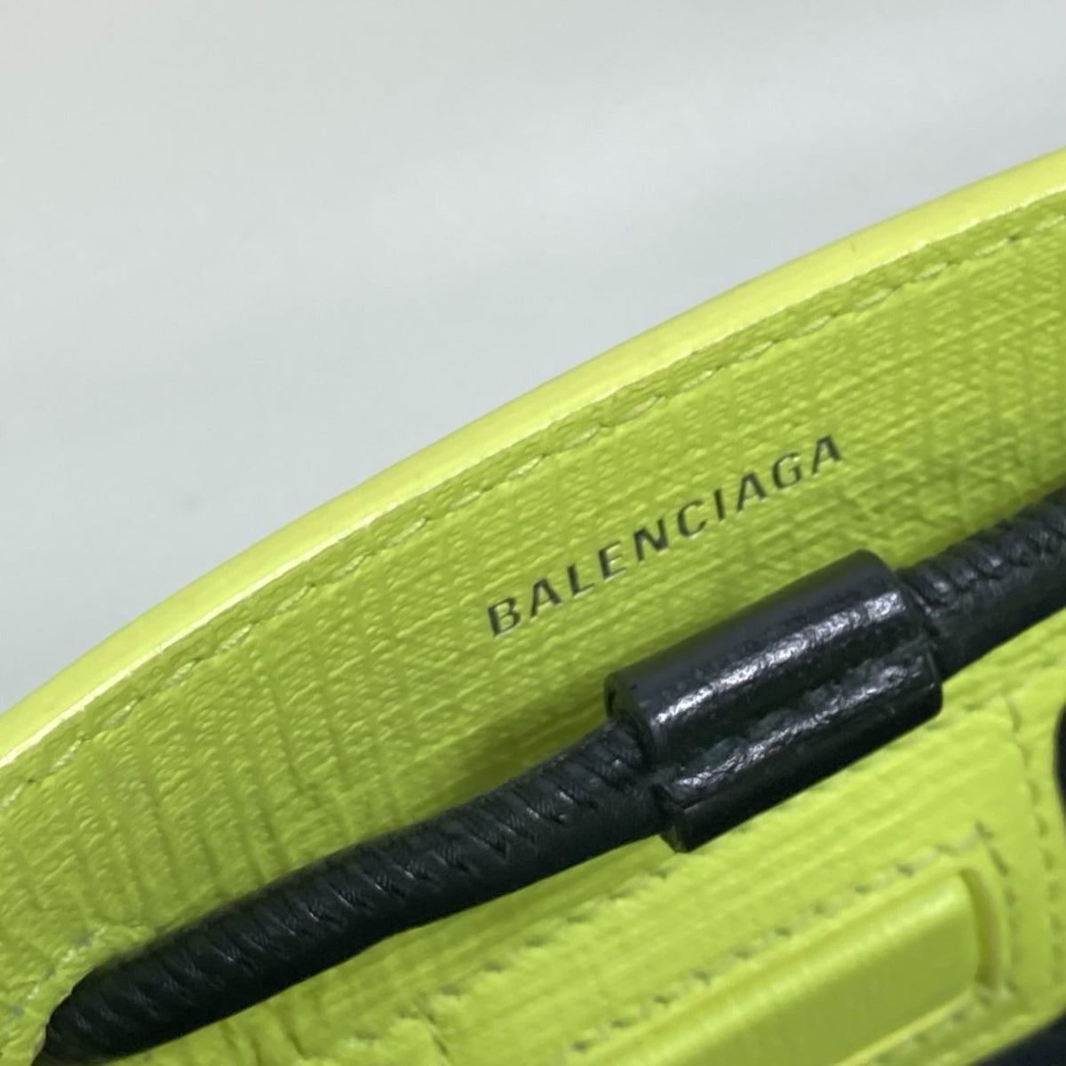 Balenciaga Yellow Leather Tote Bag (Pre-Owned)