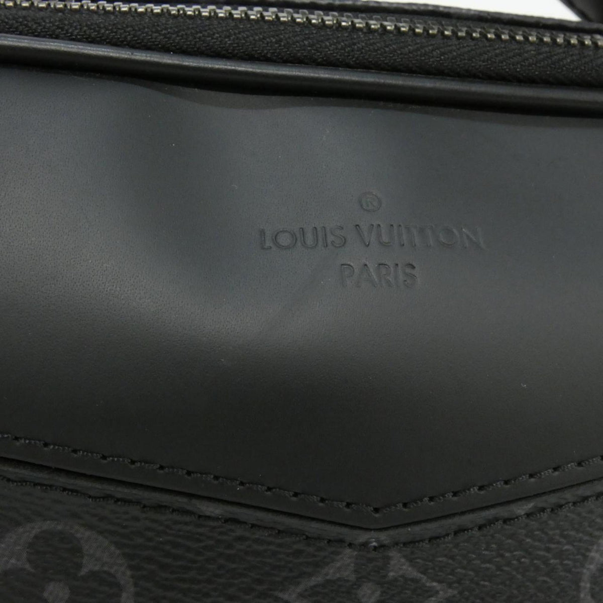 Louis Vuitton Black Coated Canvas Shoulder Bag (Pre-Owned)