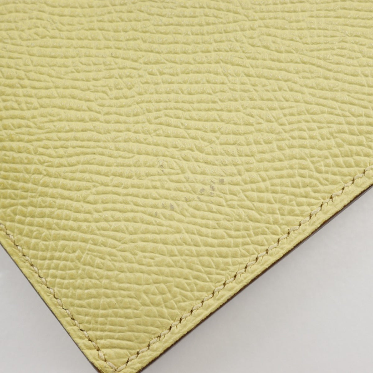 Hermes Yellow Epsom Leather Long Wallet (Bi-Fold) (Pre-Owned)