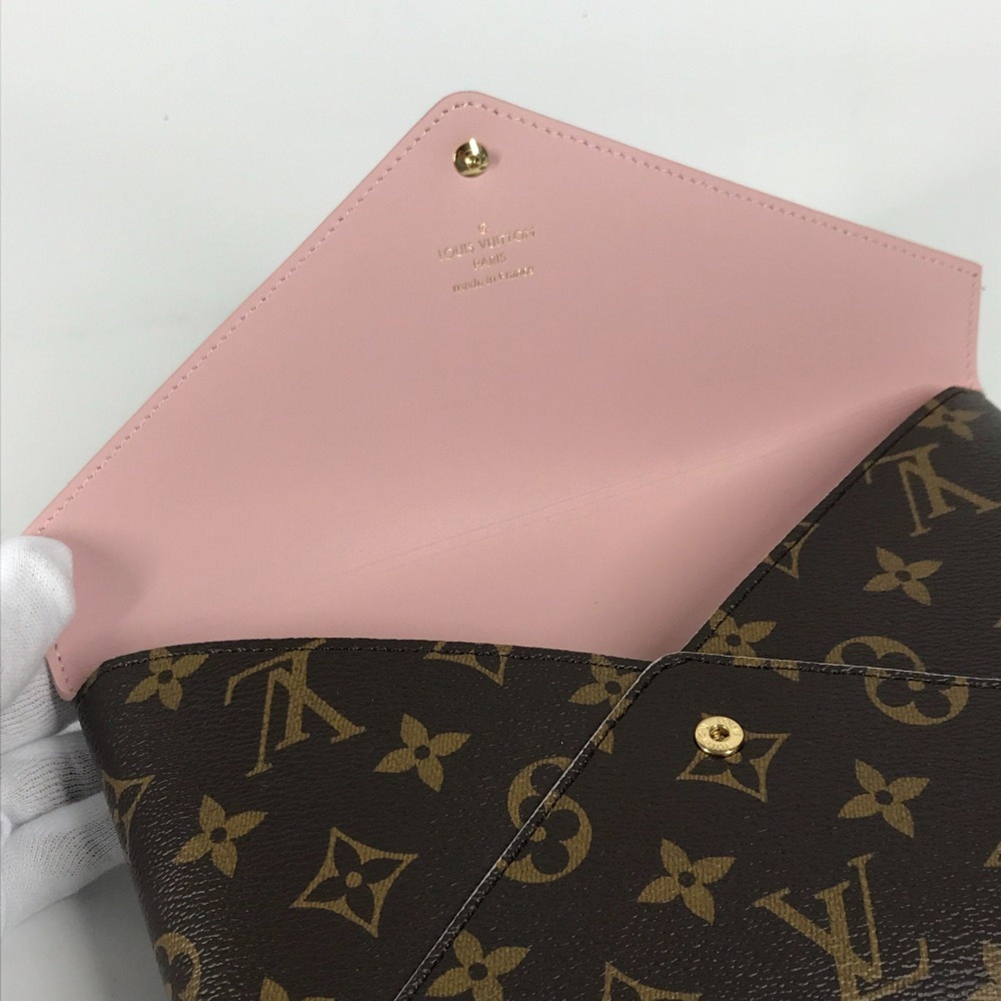 Louis Vuitton Brown Monogram Monogram Clutch Bag Pochette Pouch (Pre-Owned)
