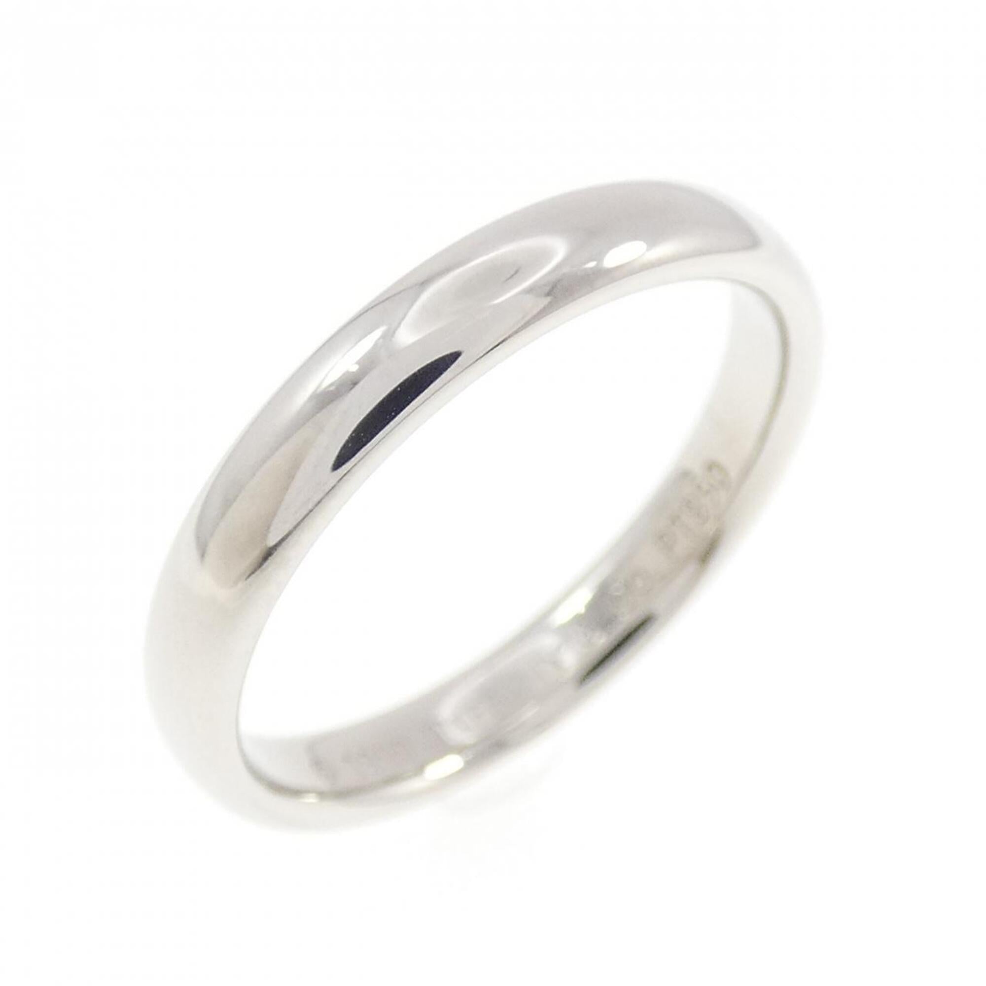 Tiffany Platinum Platinum 950 Band Ring (Pre-Owned)