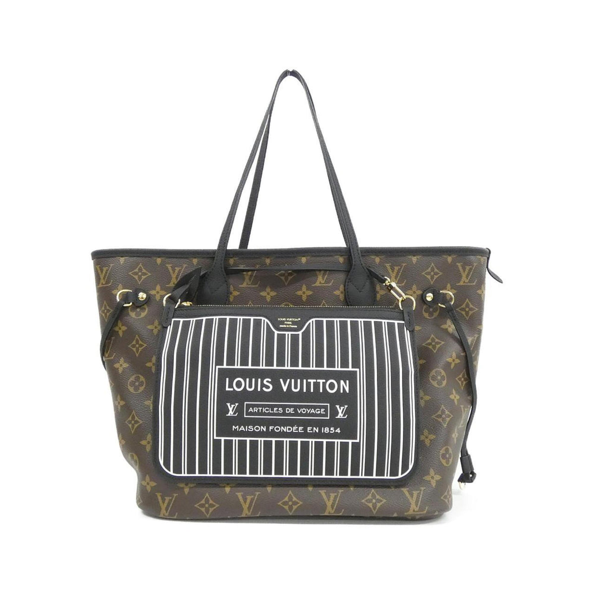 Louis Vuitton Brown Coated Canvas Handbag (Pre-Owned)