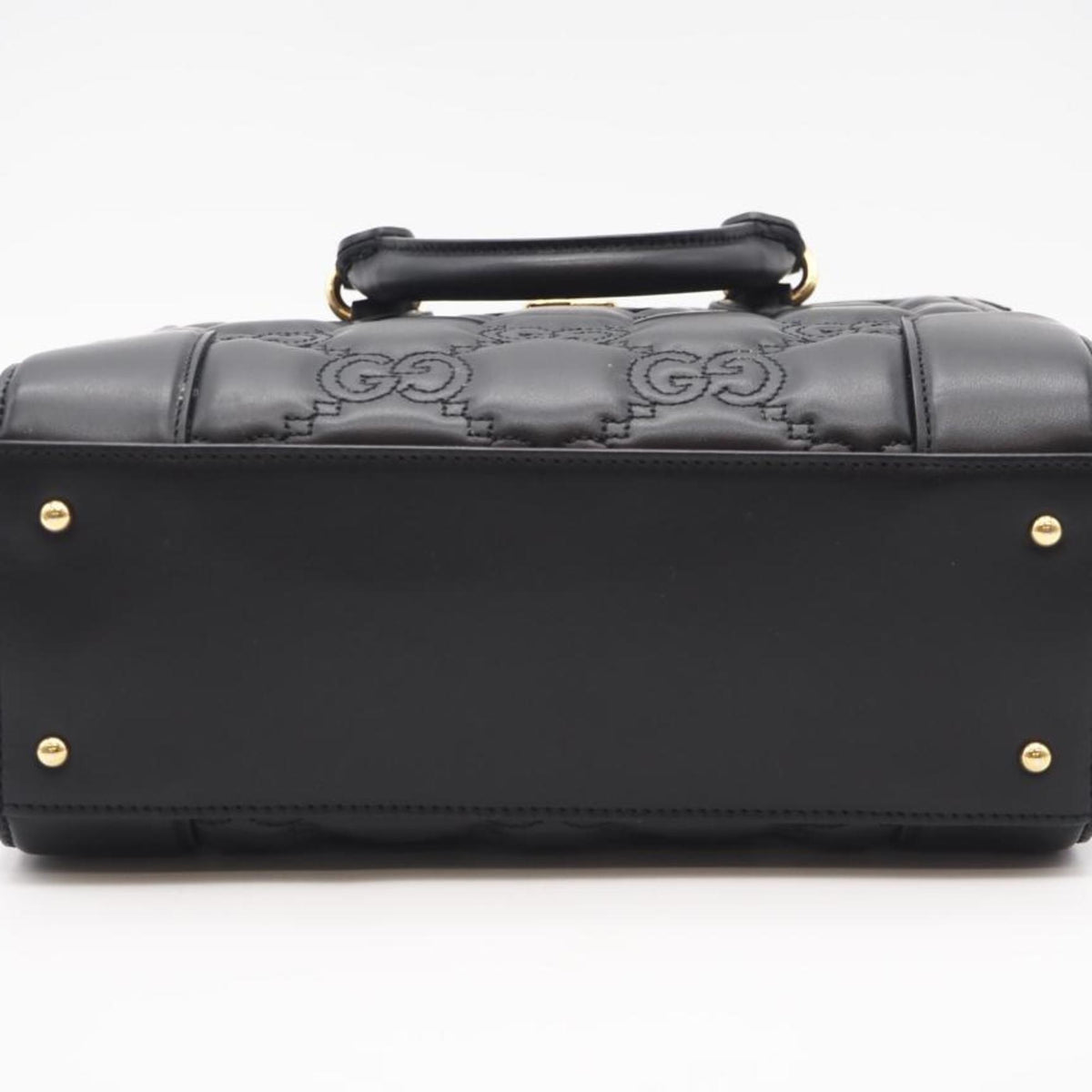 Gucci Black Leather Handbag (Pre-Owned)