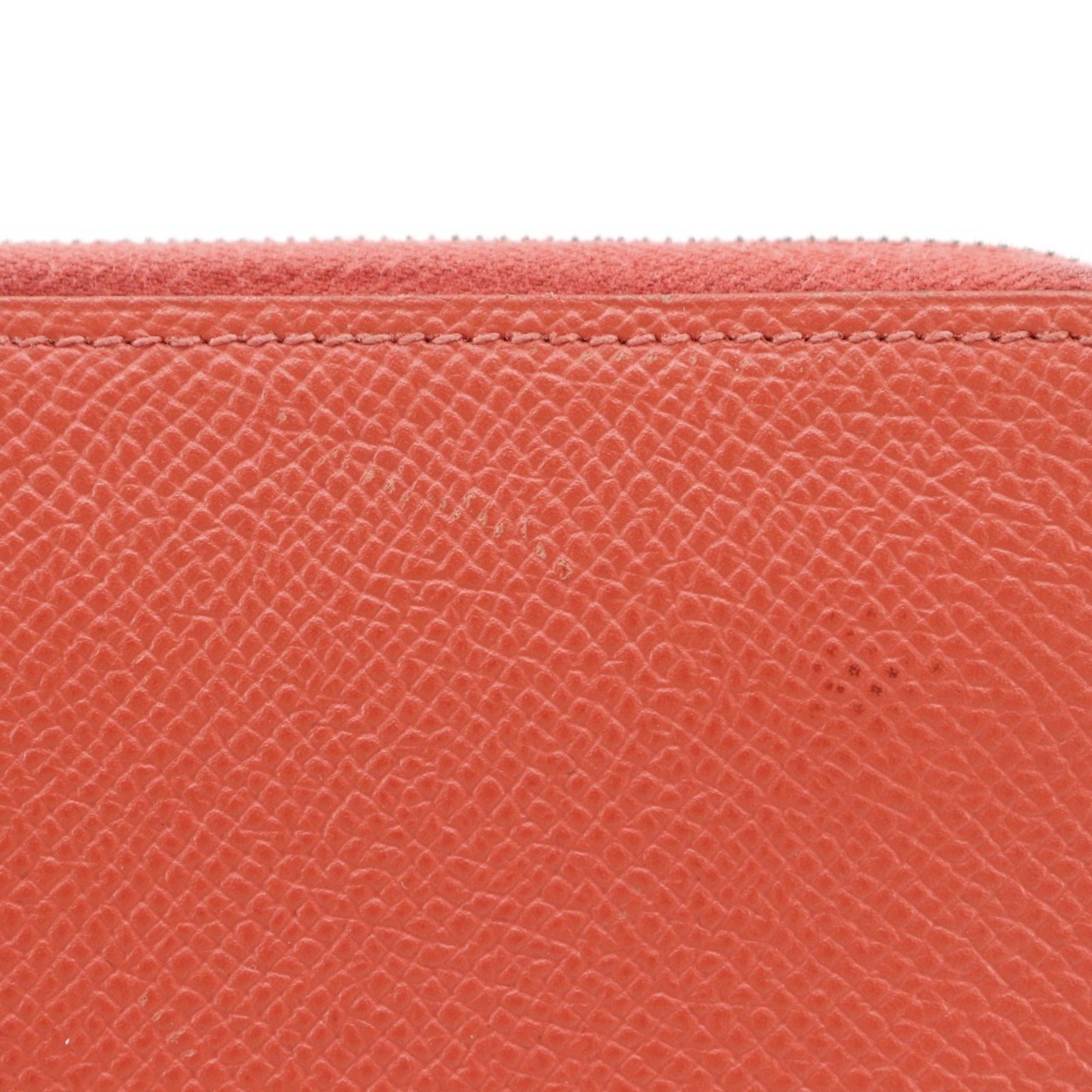 Hermes Pink Rose Jaipur Epsom Leather Long Wallet (Bi-Fold) (Pre-Owned)