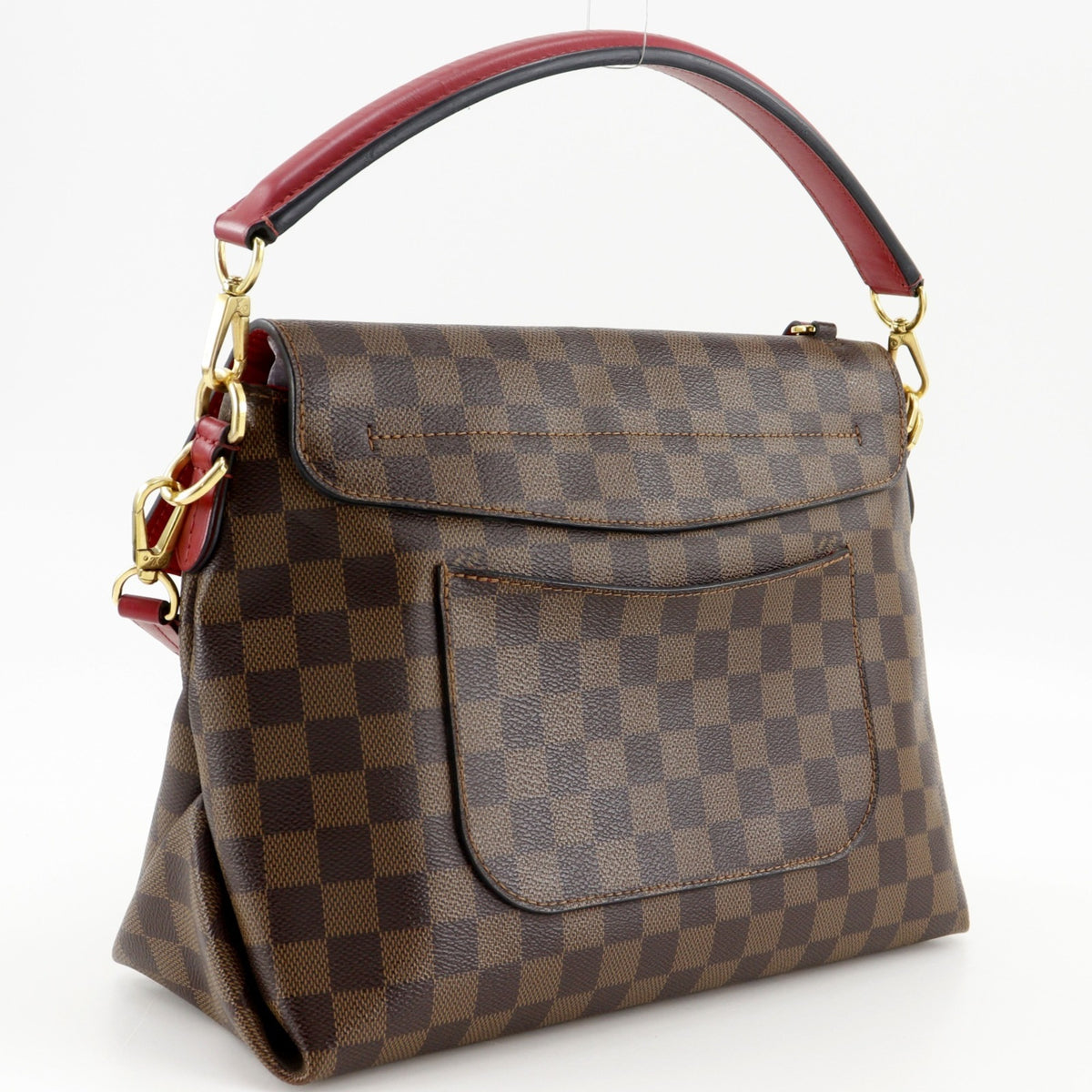 Louis Vuitton Brown Sacrlet Damier Canvas Shoulder Bag (Pre-Owned)