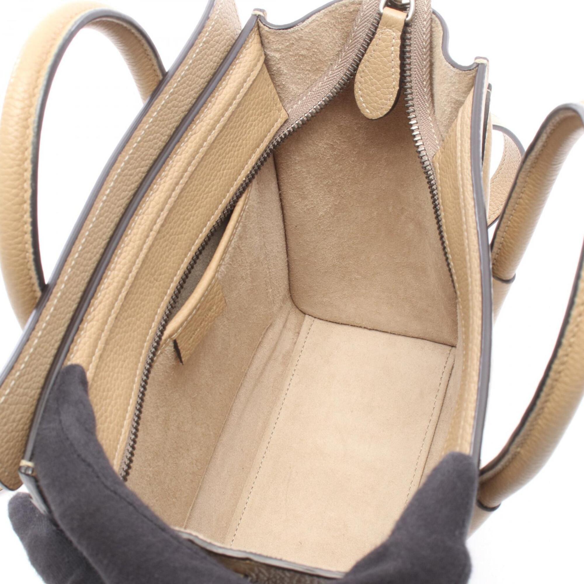 Celine Beige Leather Handbag (Pre-Owned)
