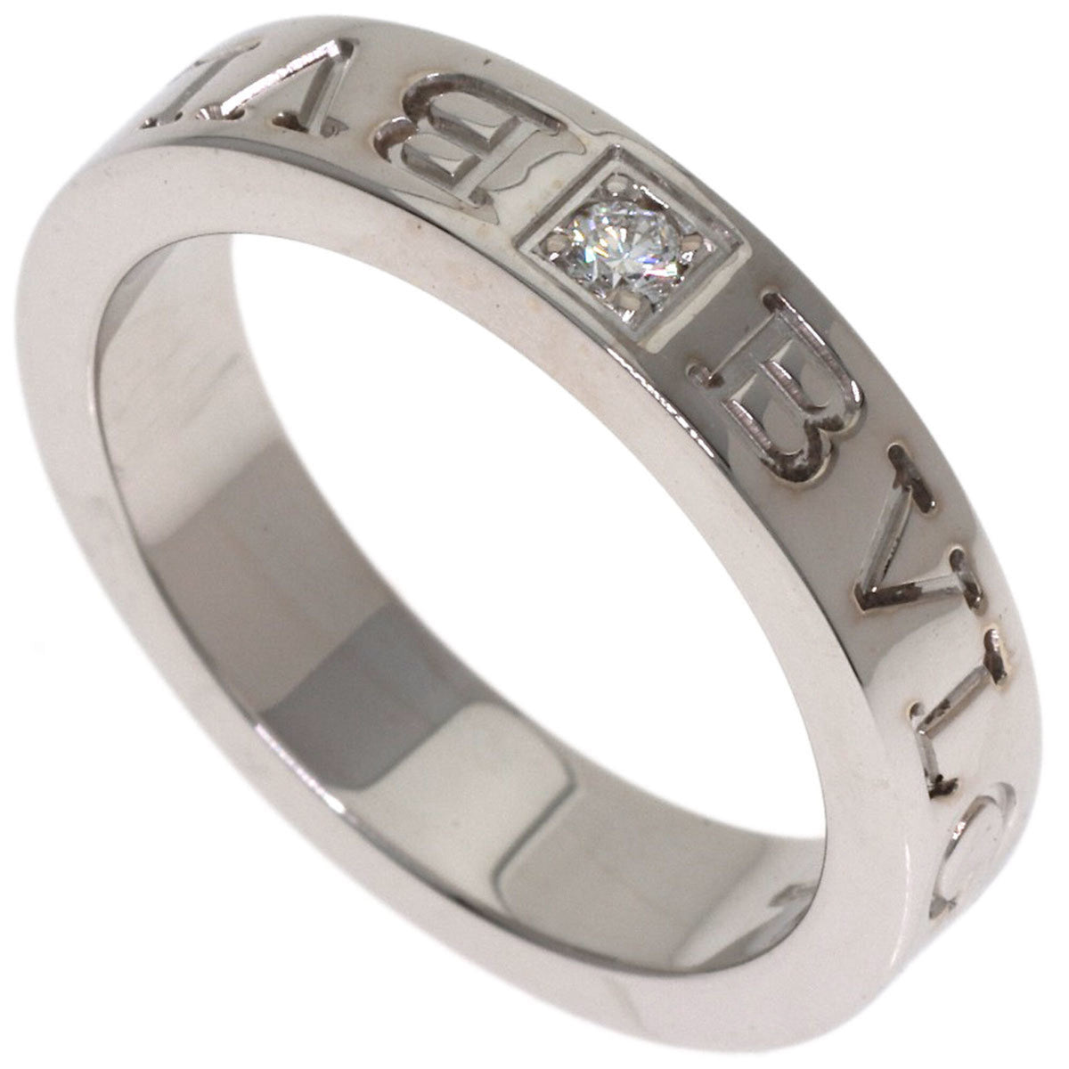 Bvlgari White Gold White Gold (18K) Band Ring (Pre-Owned)
