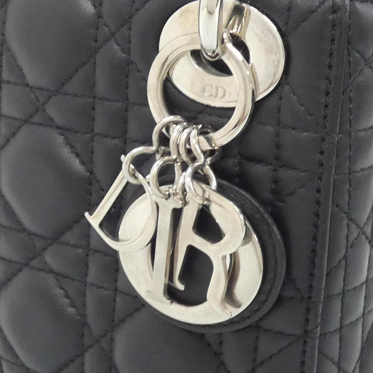 Christian Dior Black Leather Handbag (Pre-Owned)