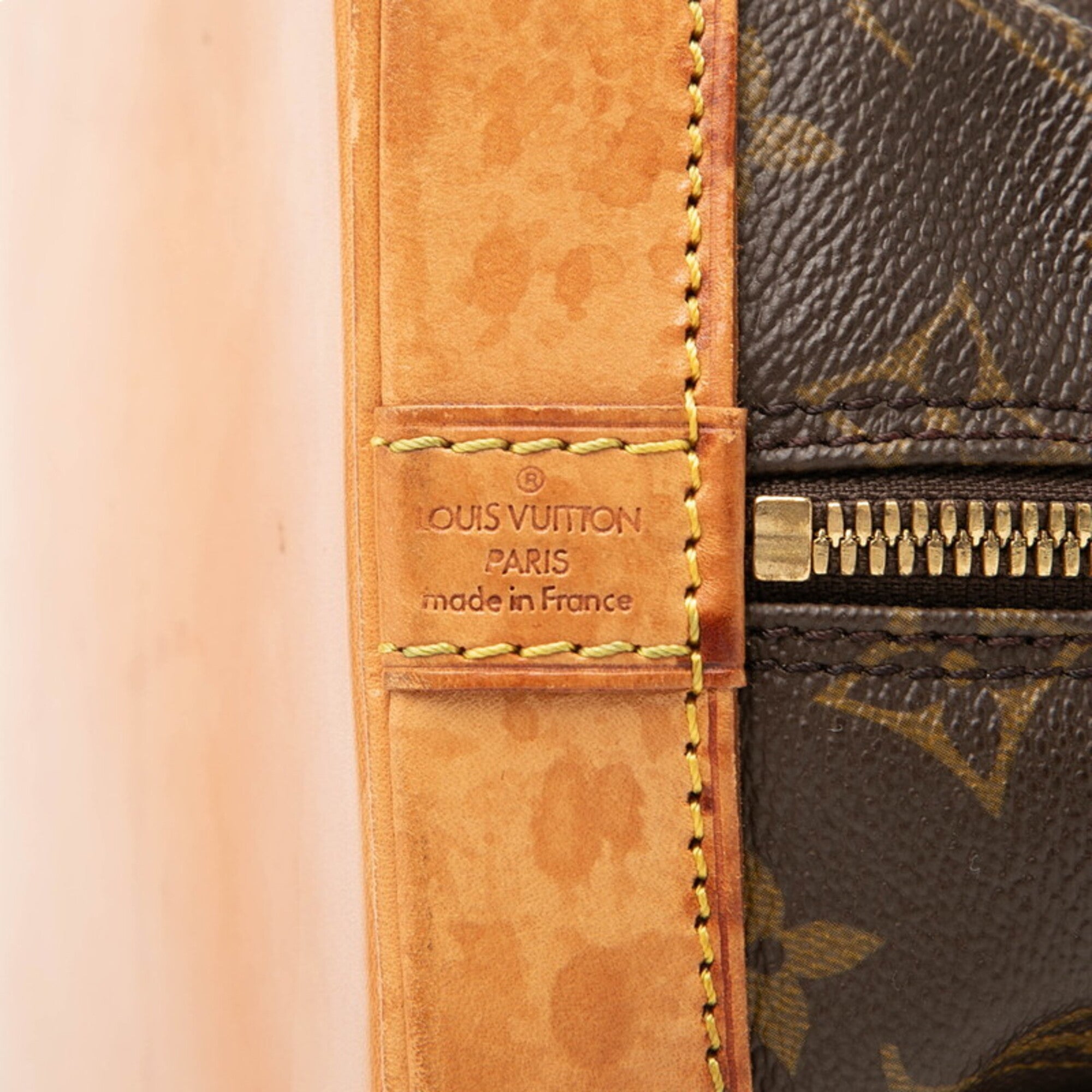 Louis Vuitton Brown Pvc Leather Handbag (Pre-Owned)